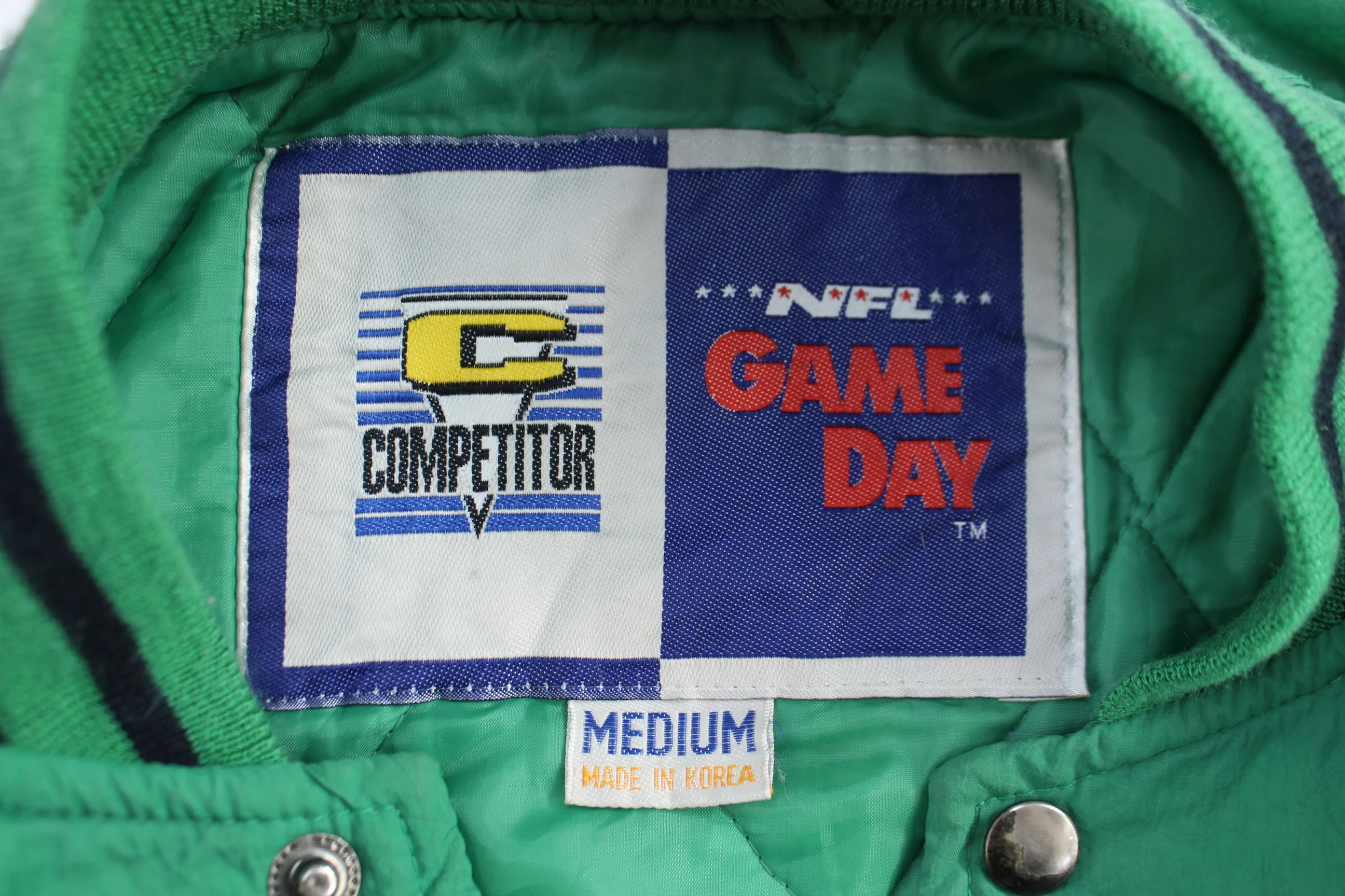 Vintage New York Jets Football Full Snap Jacket - Image 4