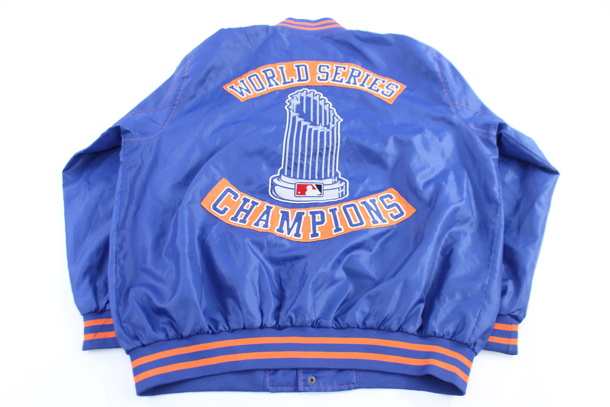 Vintage New York Mets World Series Champions Bomber Jacket - Image 2