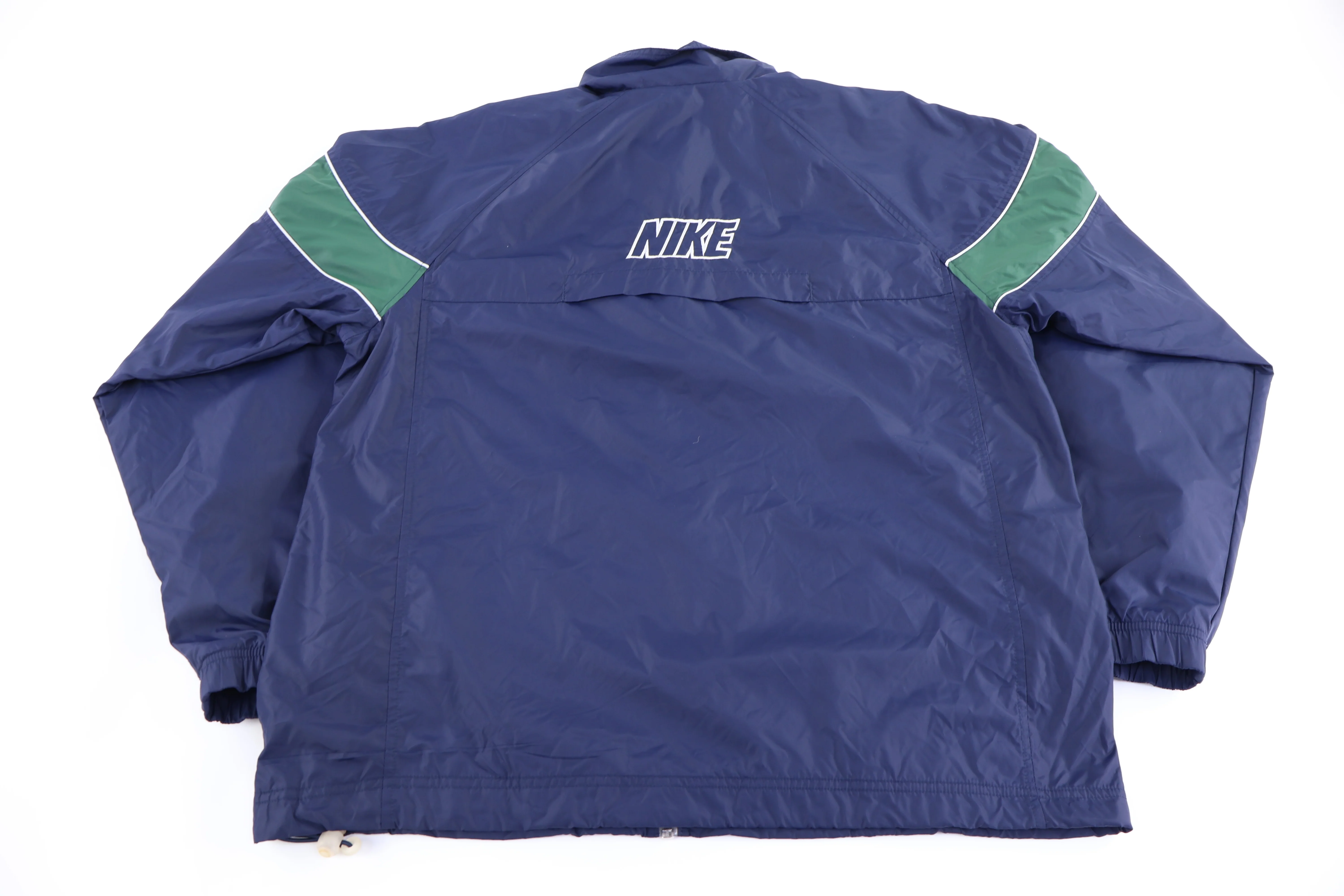 Vintage Nike Blue & Green Full Zip Jacket - Image 2