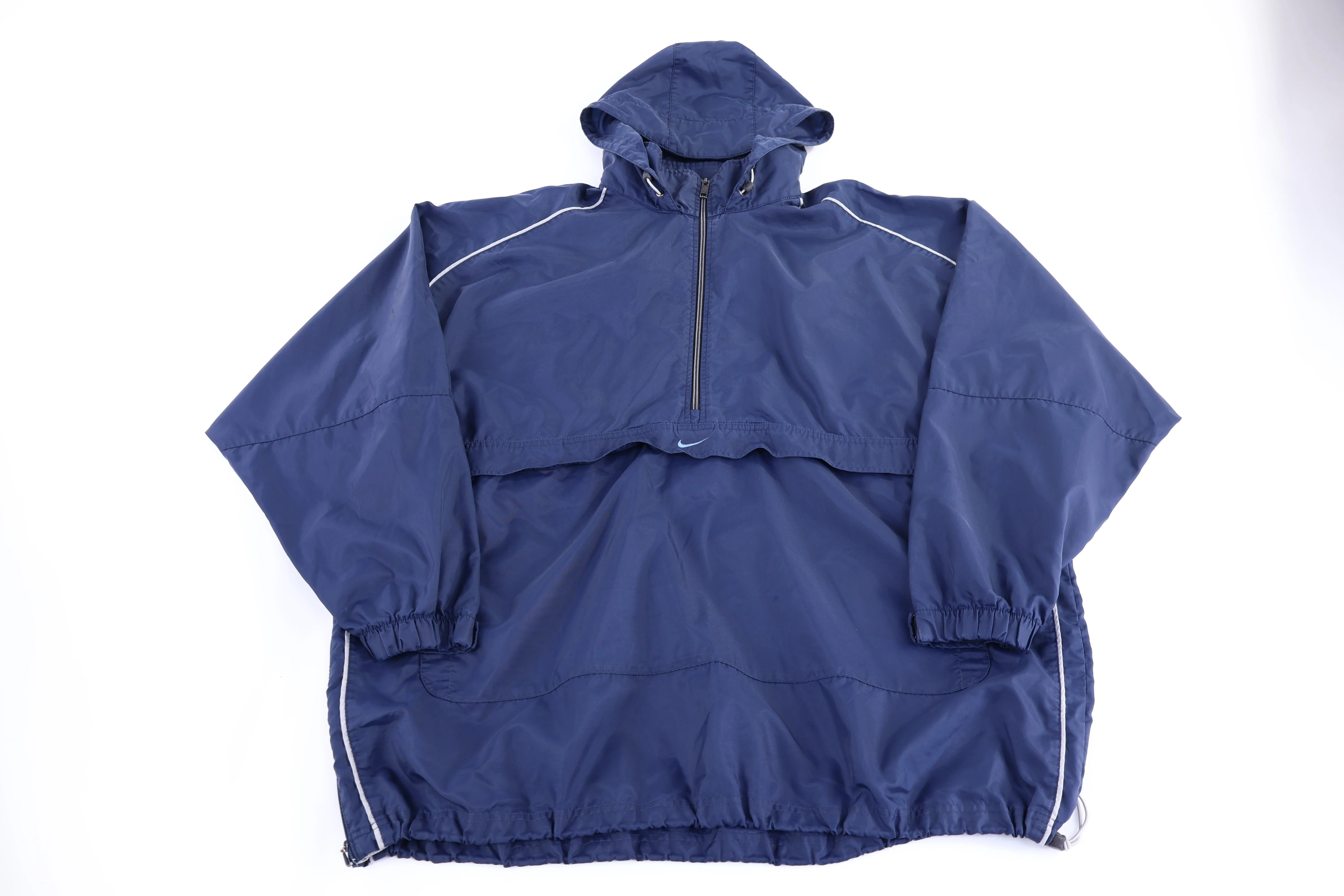 Vintage Nike Blue Half Zip Pullover Windbreaker