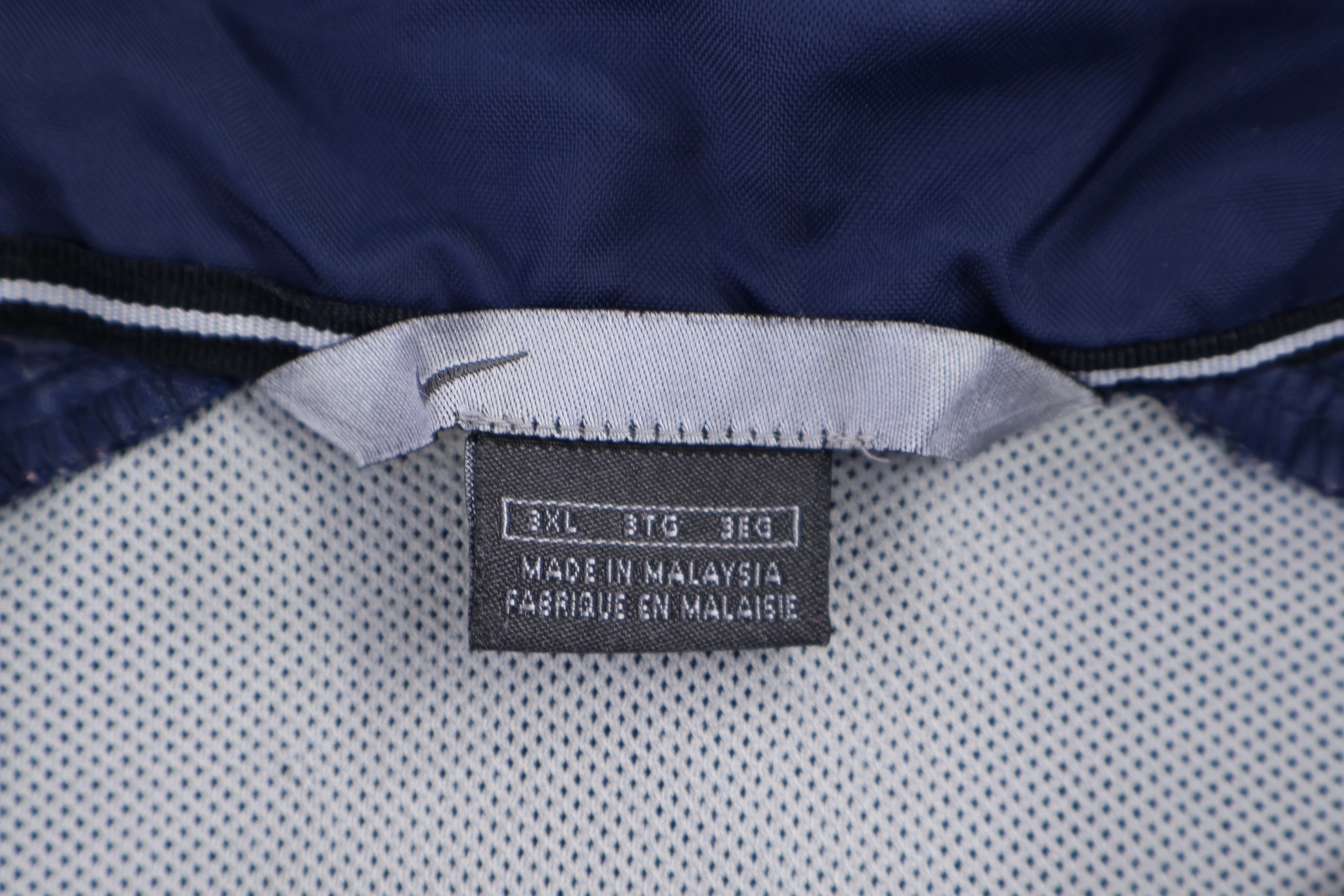 Vintage Nike Blue Half Zip Pullover Windbreaker - Image 3
