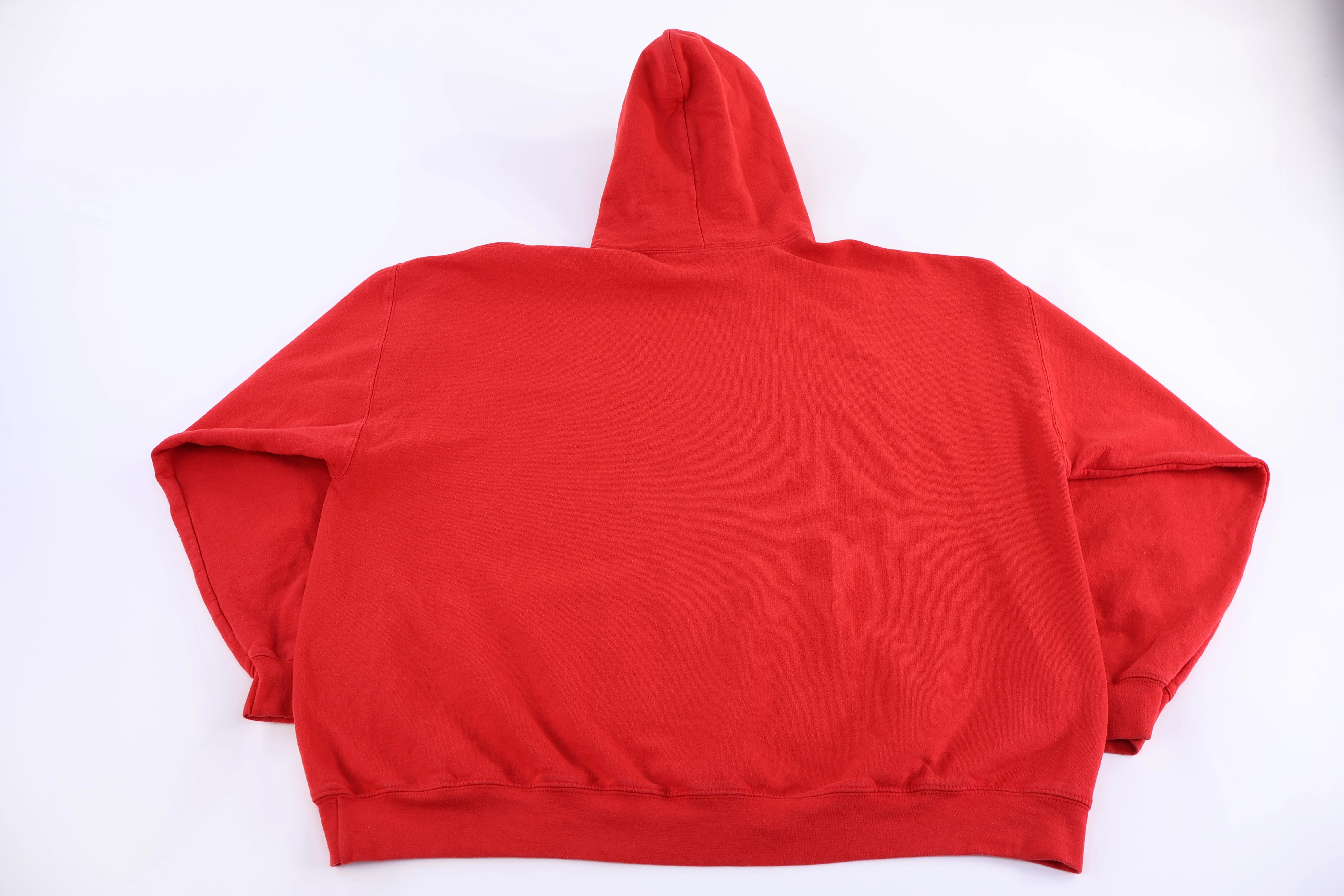 Vintage Nike Center Swoosh Red Pullover Hoodie - Image 2