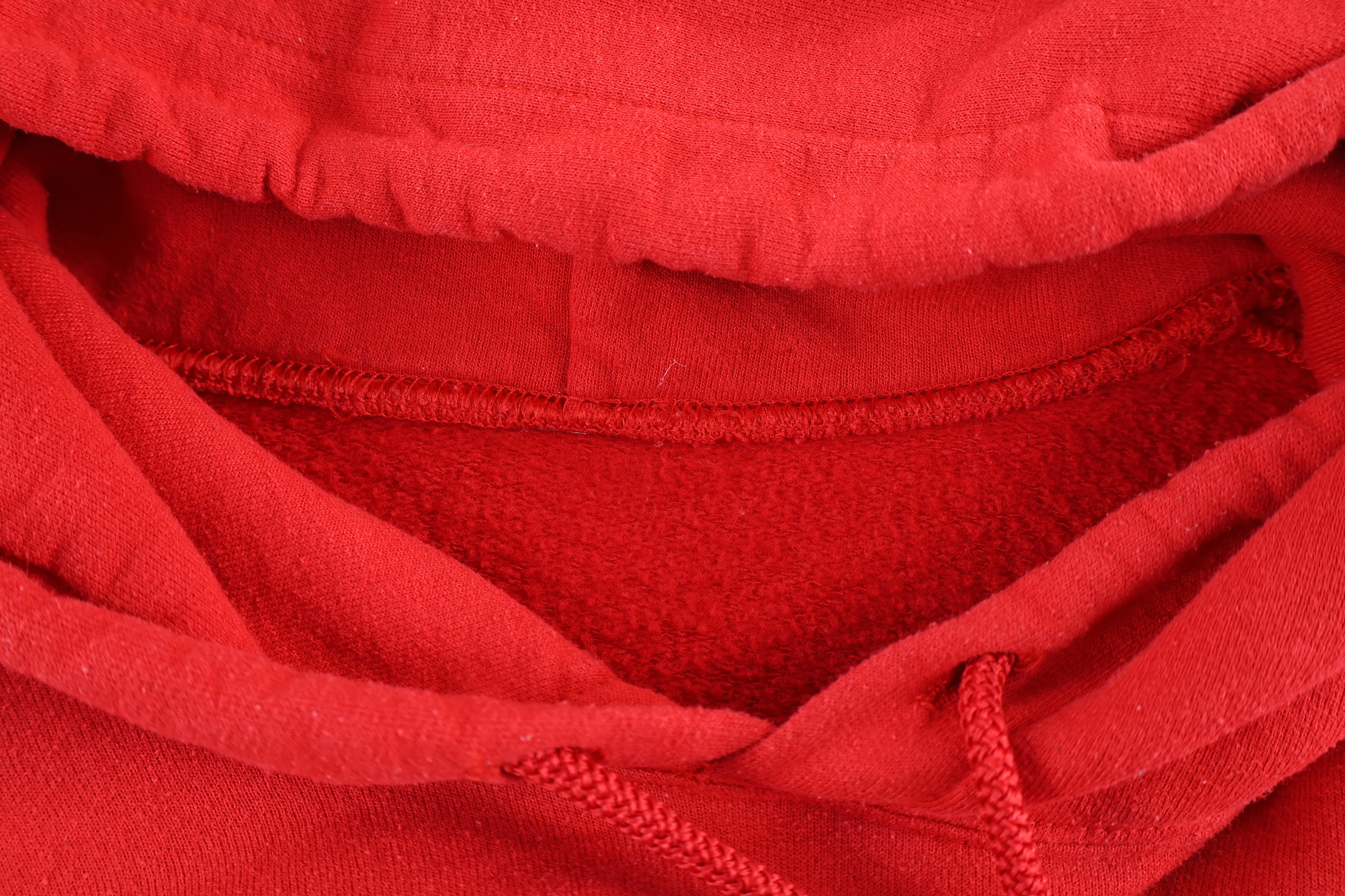 Vintage Nike Center Swoosh Red Pullover Hoodie - Image 3