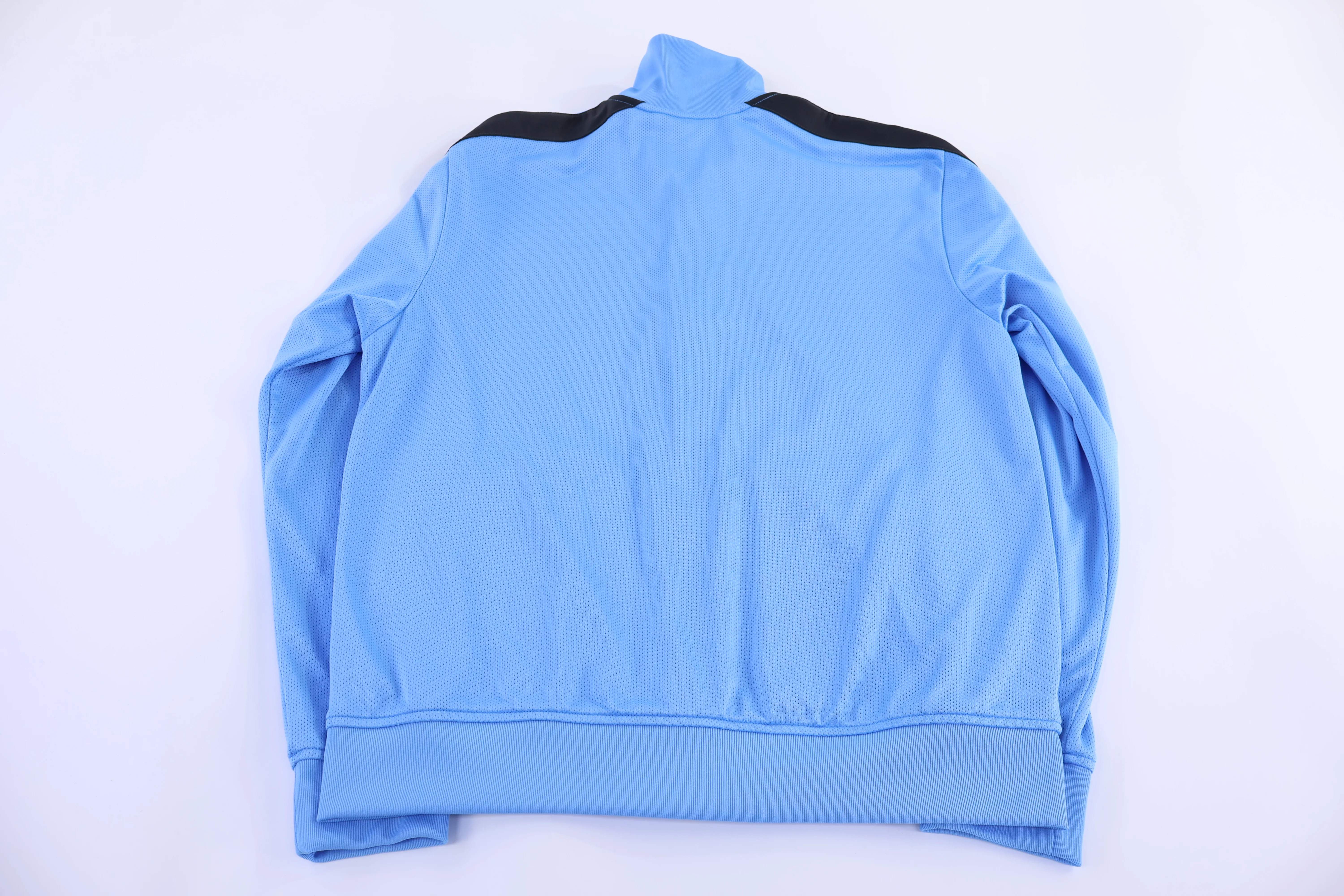 Vintage Nike Embroidered Logo Blue Full Zip Jacket - Image 2