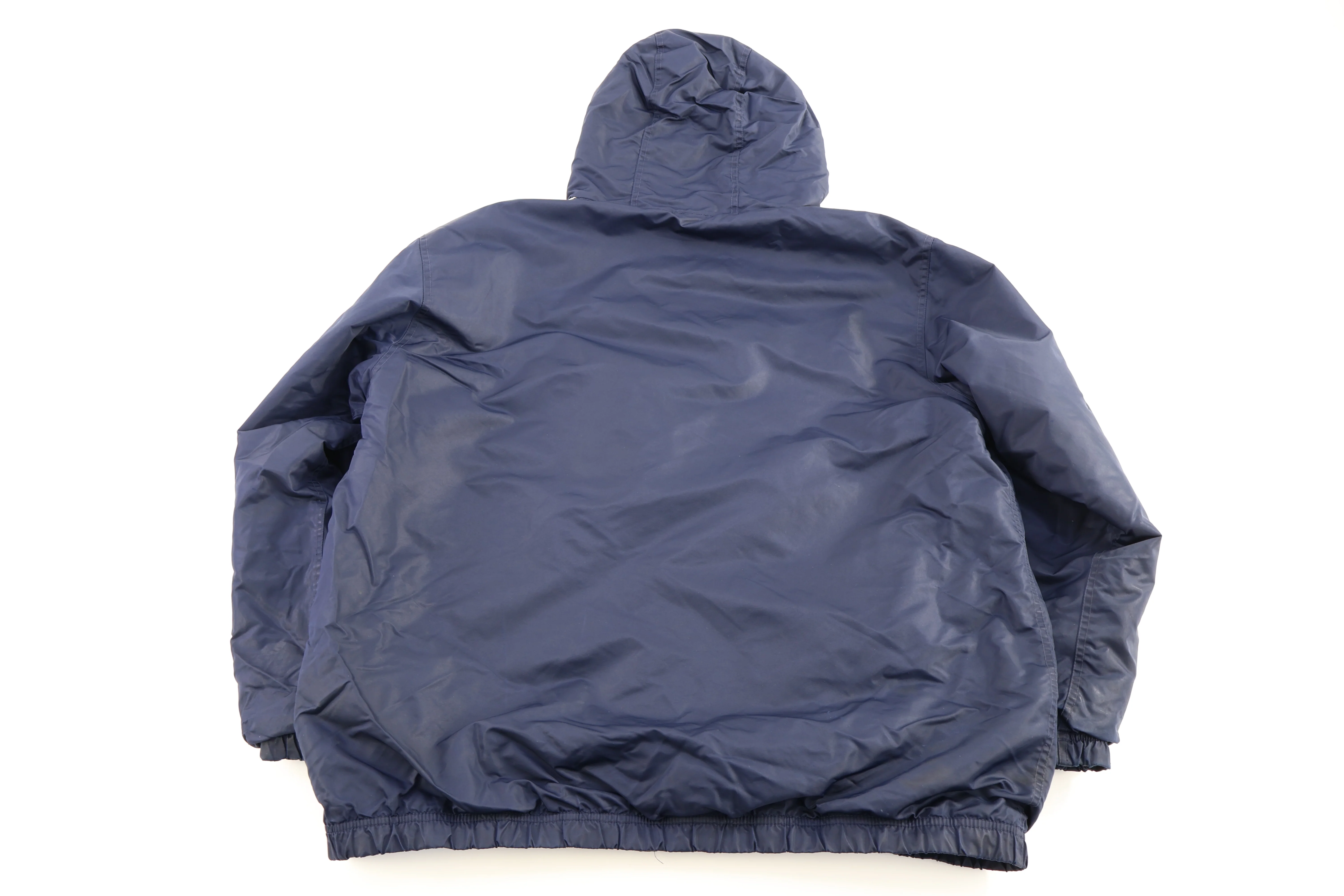 Vintage Nike Embroidered Logo Blue & Gold Full Zip Jacket - Image 2