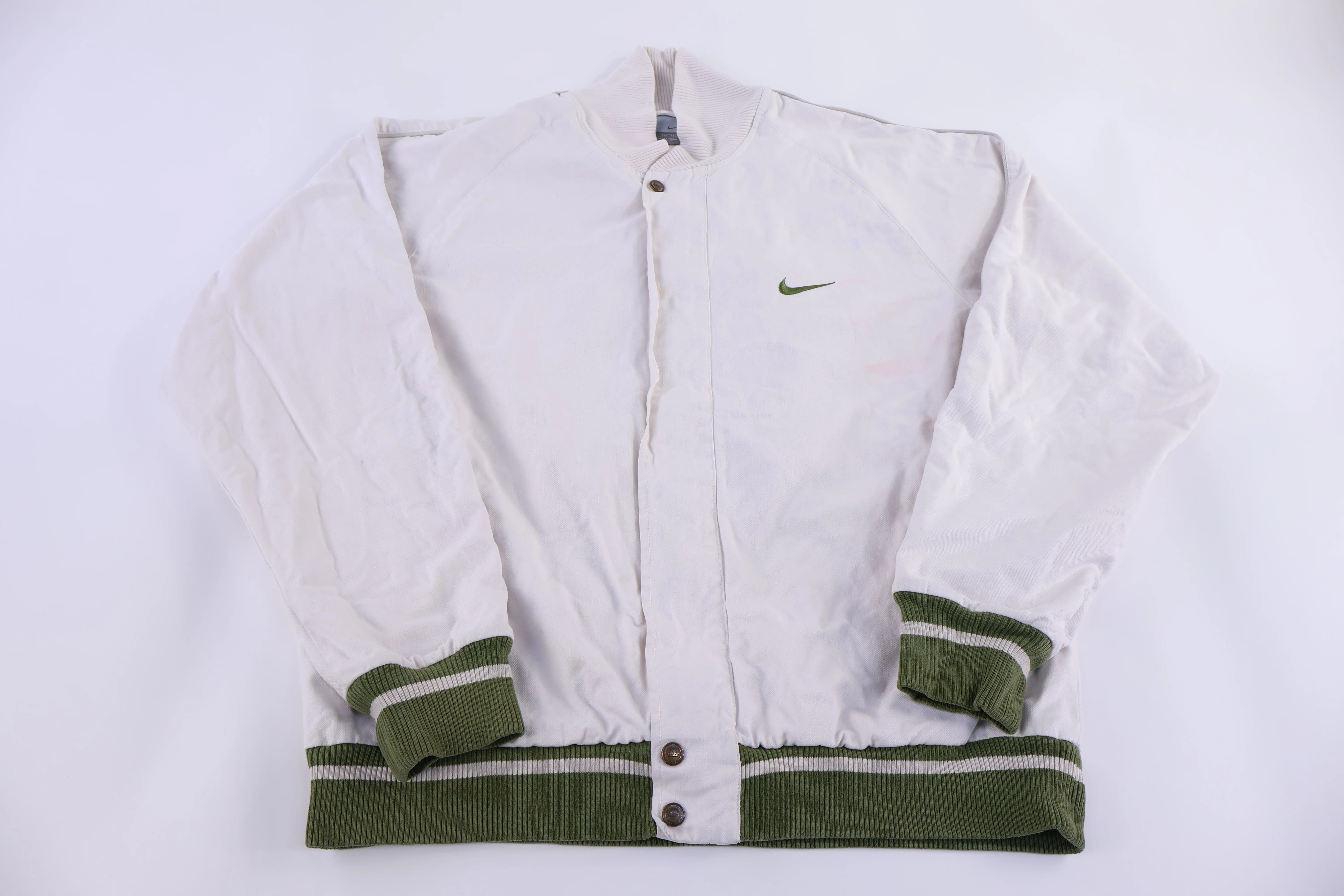 Vintage Nike Embroidered Logo Full Zip Jacket