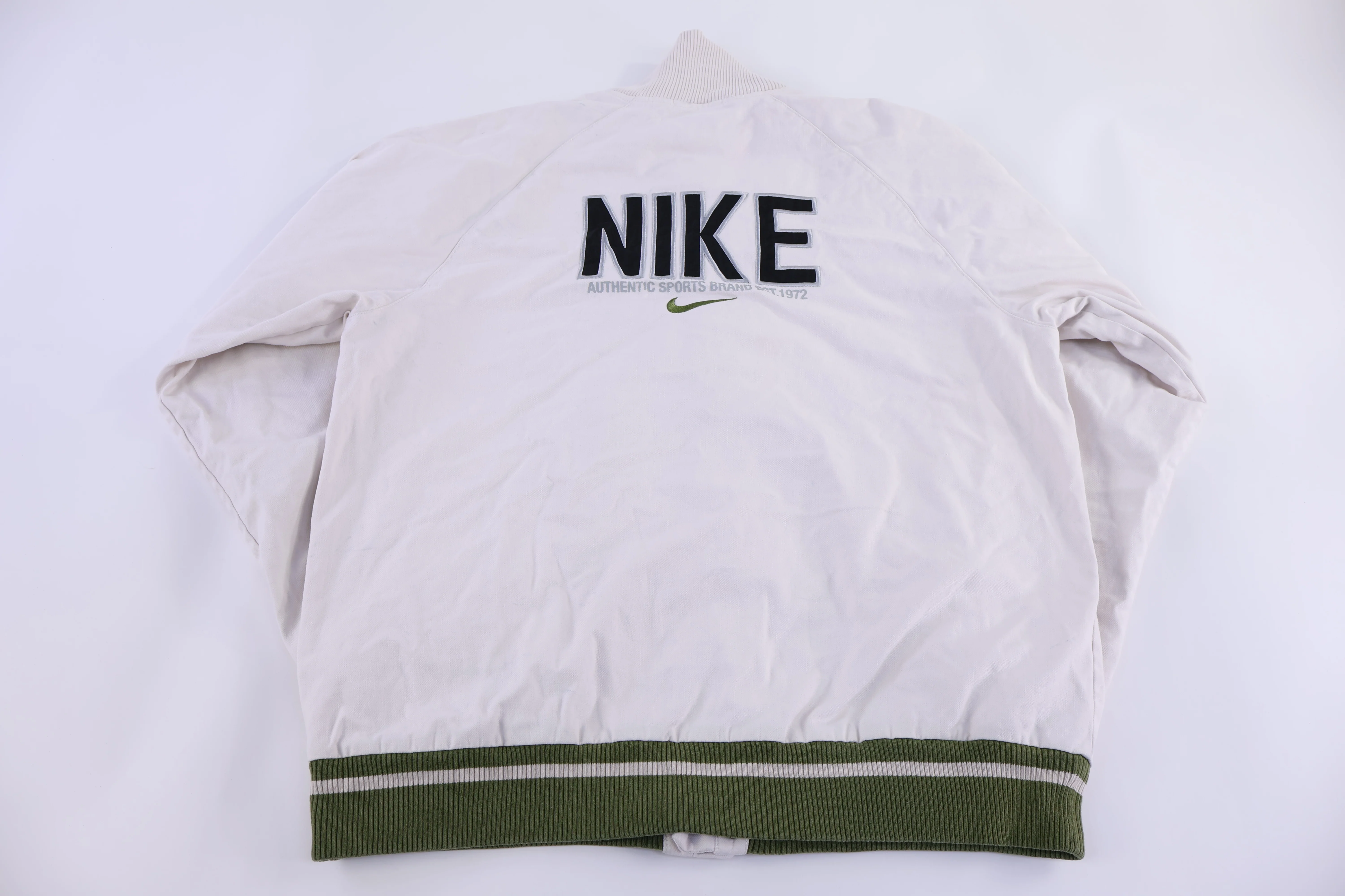 Vintage Nike Embroidered Logo Full Zip Jacket - Image 2