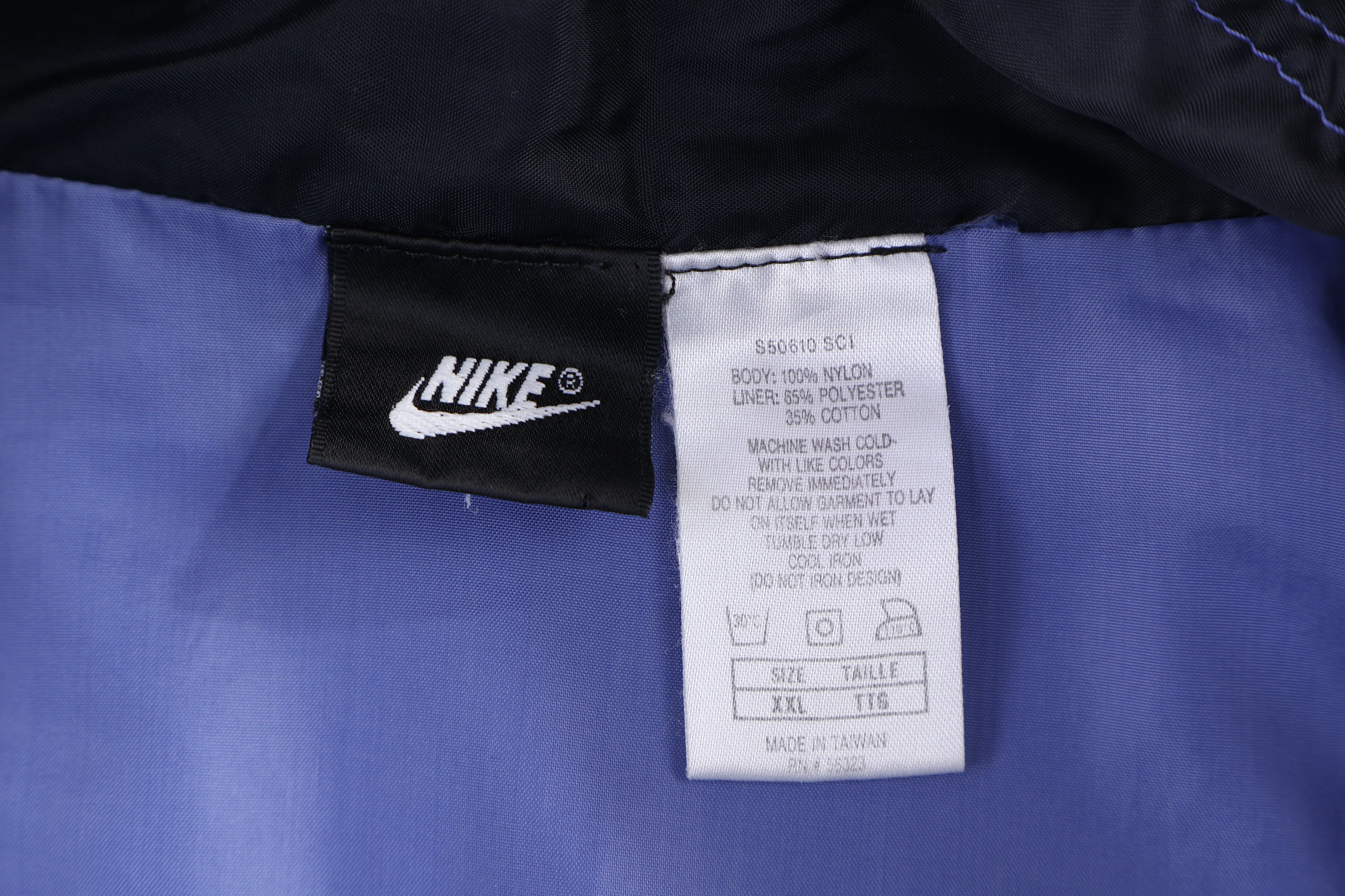 Vintage Nike Embroidered Logo Full Zip Jacket - Image 3