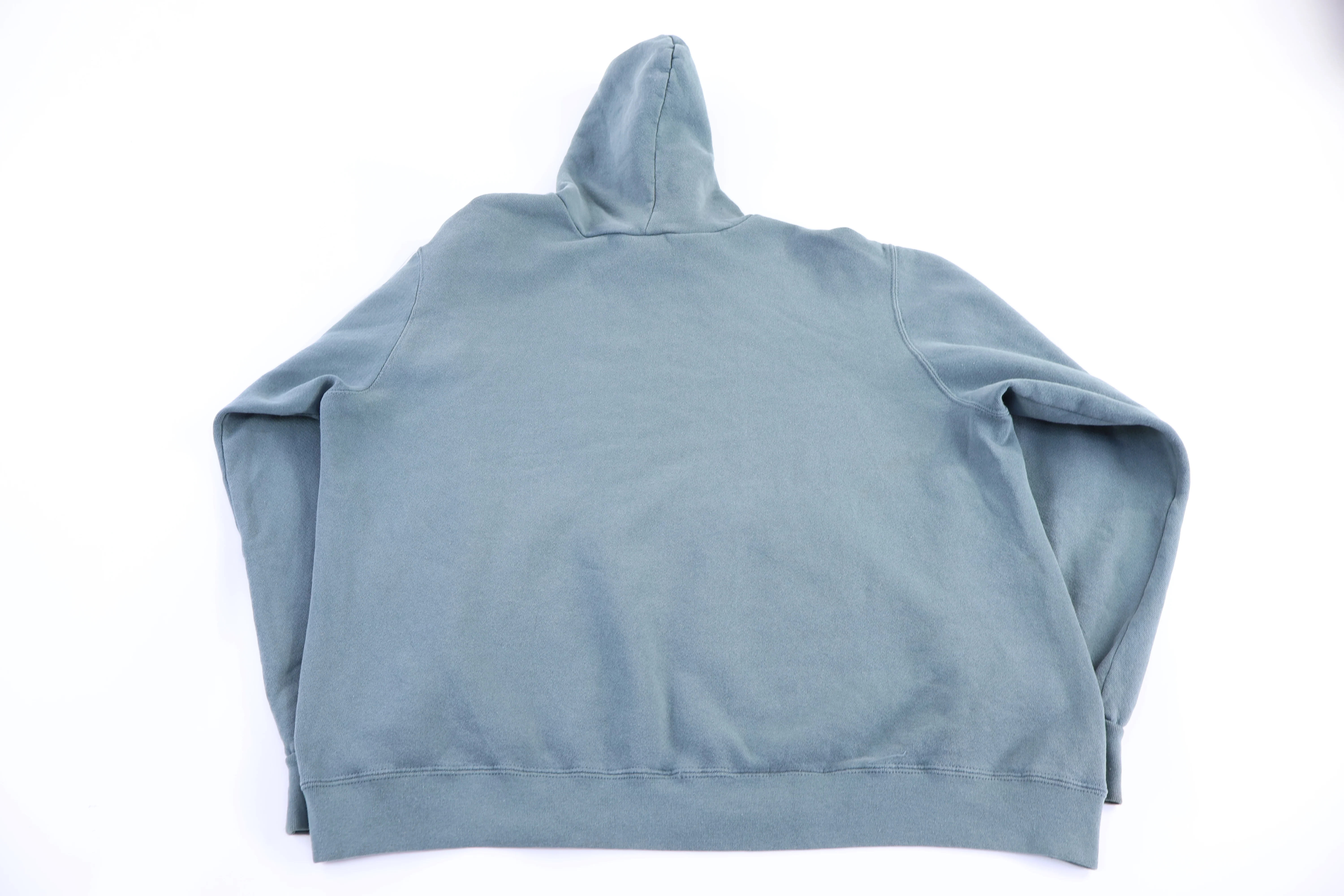 Vintage Nike Embroidered Logo Green Center Swoosh Sweatshirt - Image 2