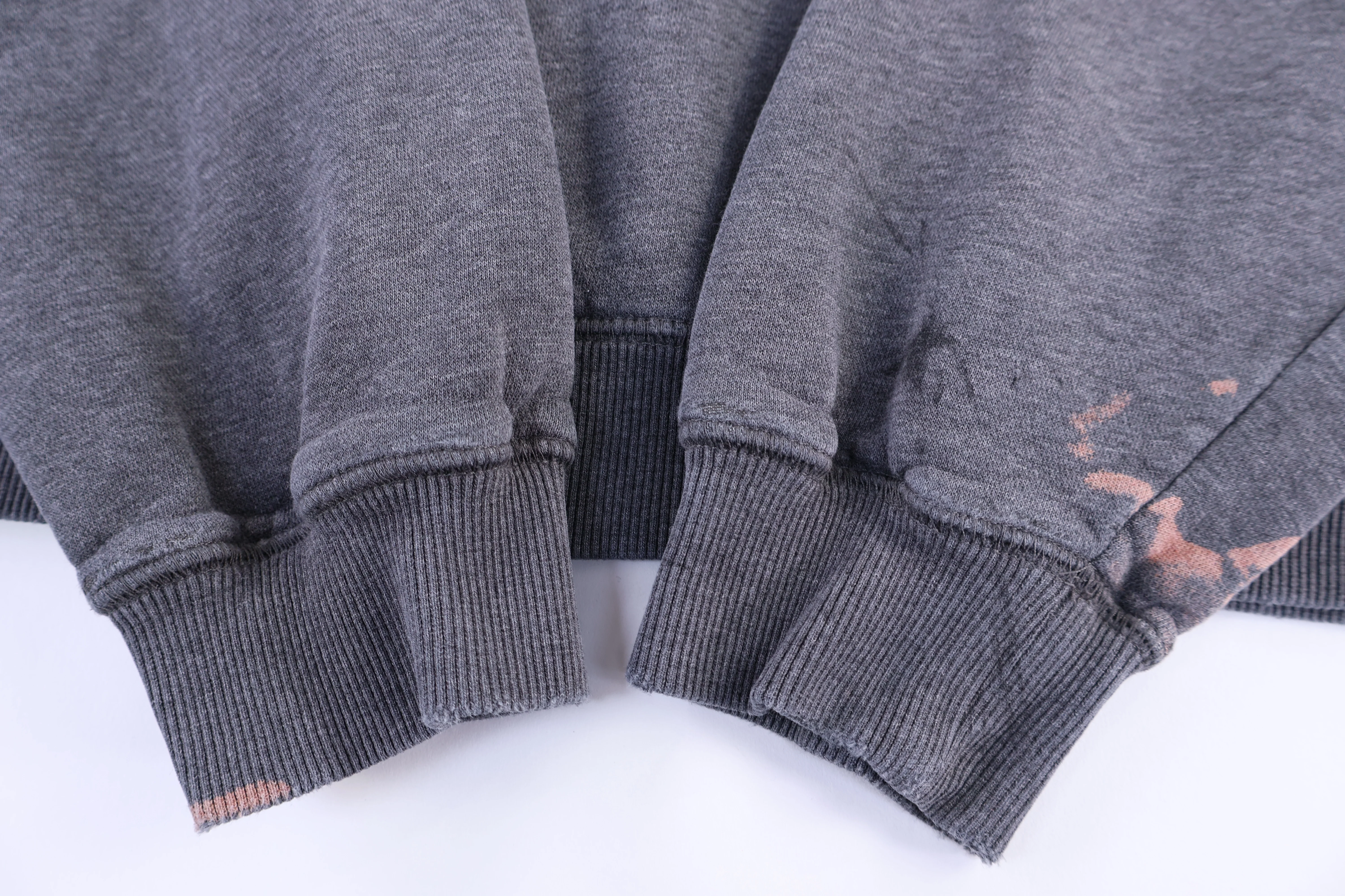 Vintage Nike Embroidered Logo Grey Pullover Hoodie - Image 4