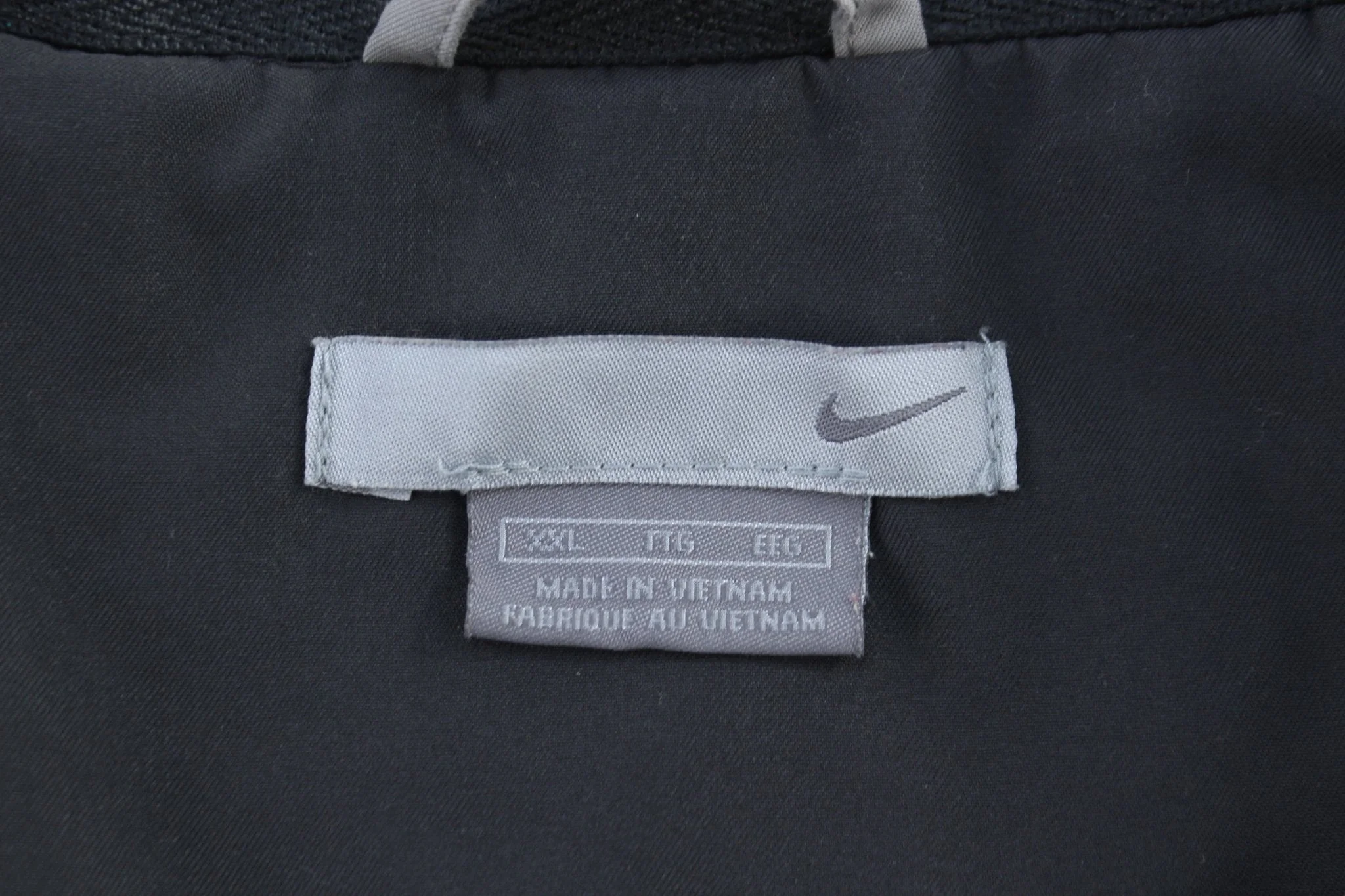 Vintage Nike Embroidered Logo Grey & Yellow Full Zip Jacket - Image 4