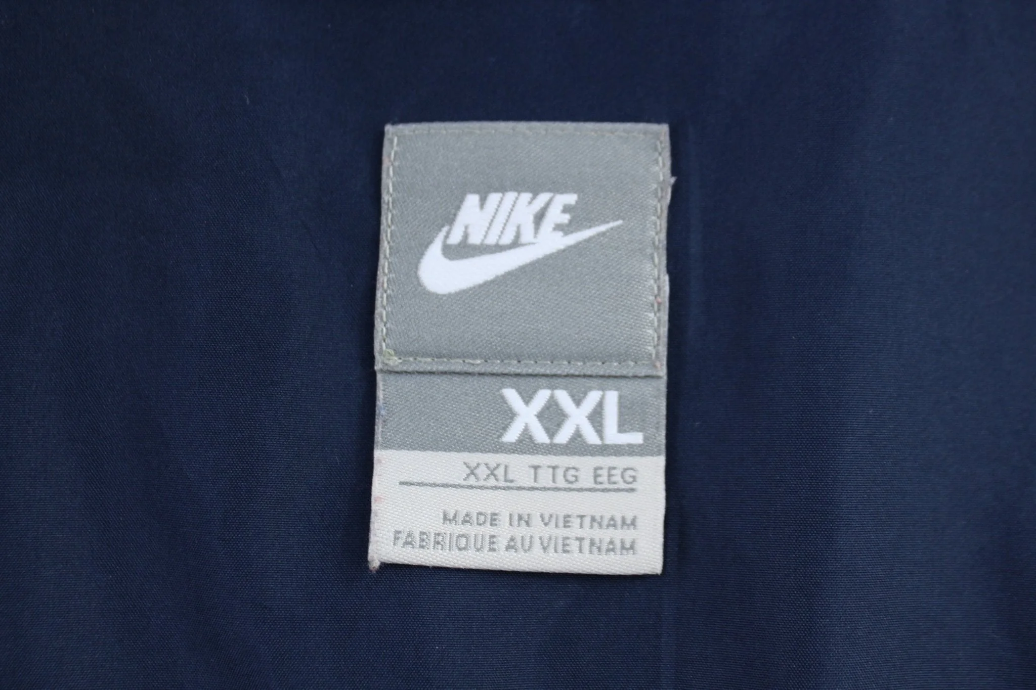 Vintage Nike Embroidered Logo White & Blue Full Zip Jacket - Image 3