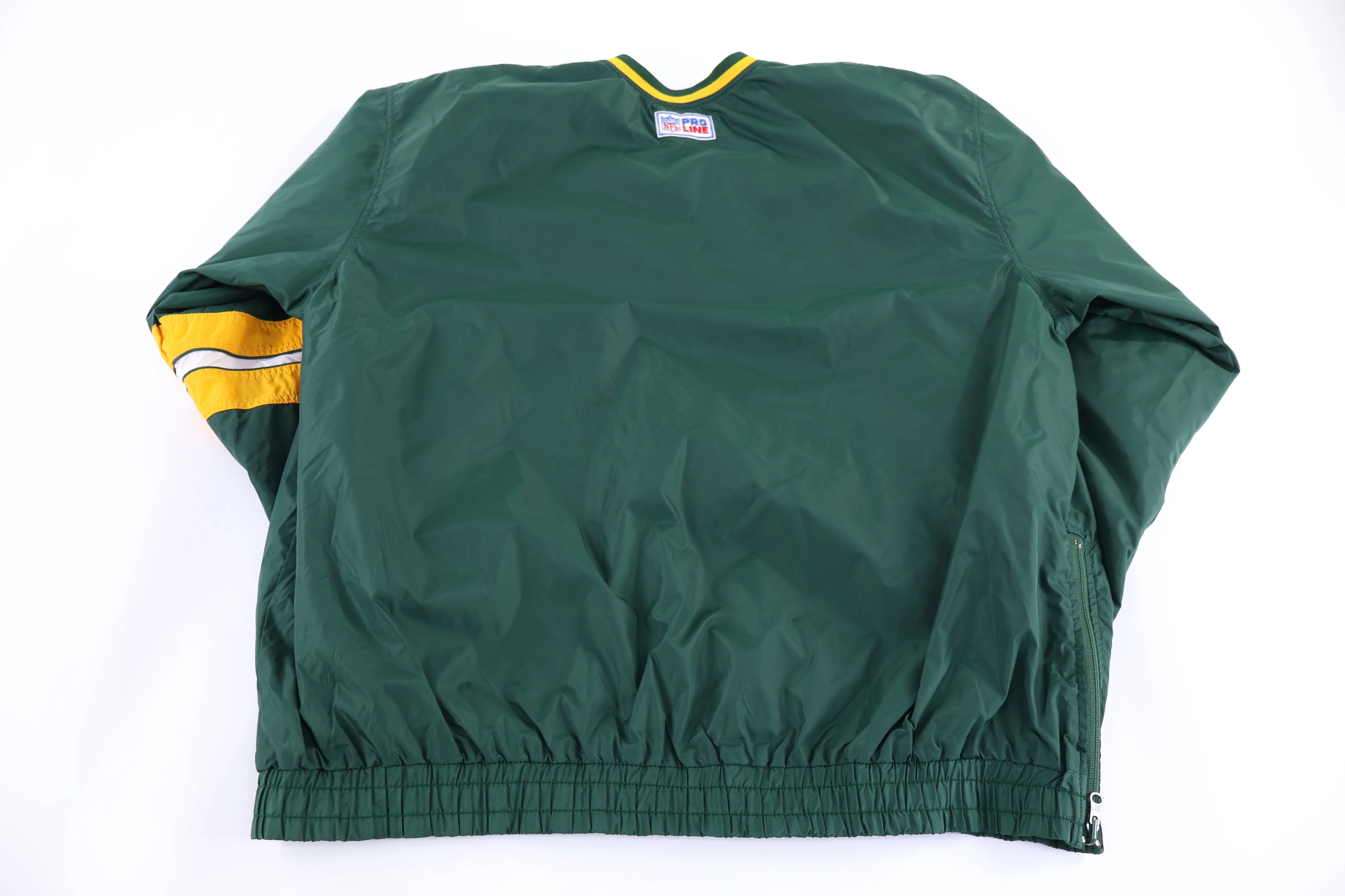 Vintage Nike Green Bay Packers Football Pullover Windbreaker - Image 2