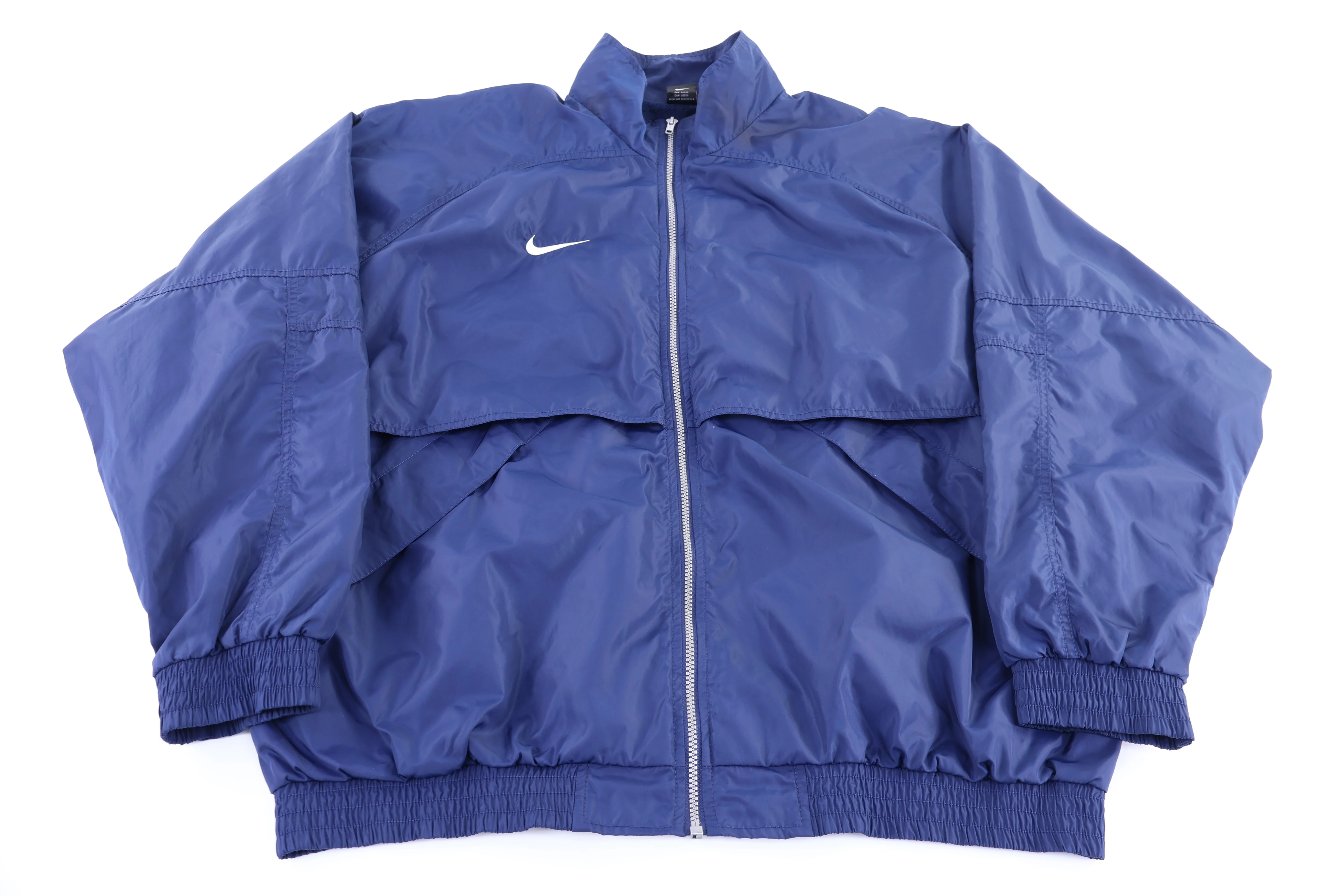 Vintage Nike Team Embroidered Logo Blue Full Zip Jacket