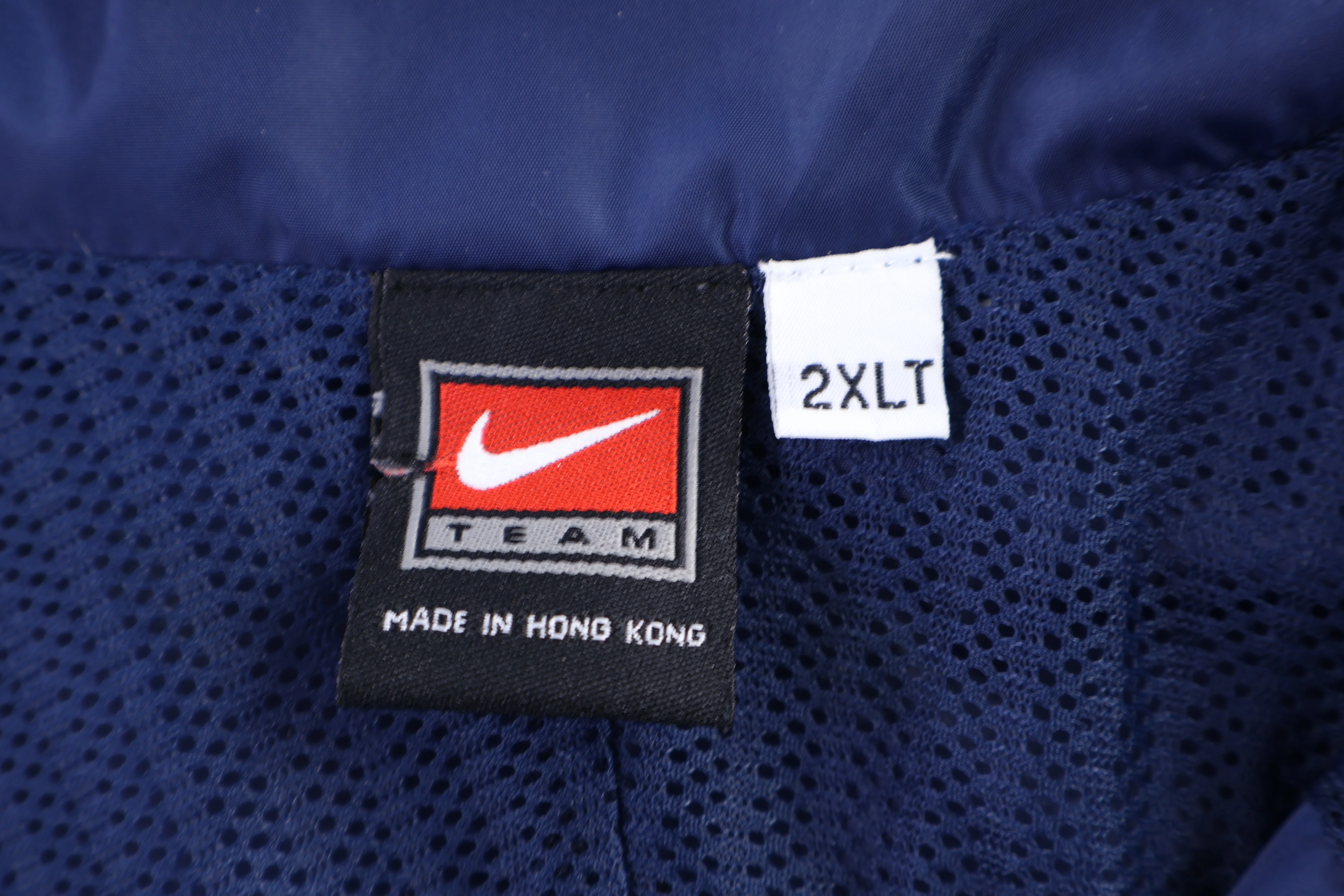 Vintage Nike Team Embroidered Logo Blue Full Zip Jacket - Image 3