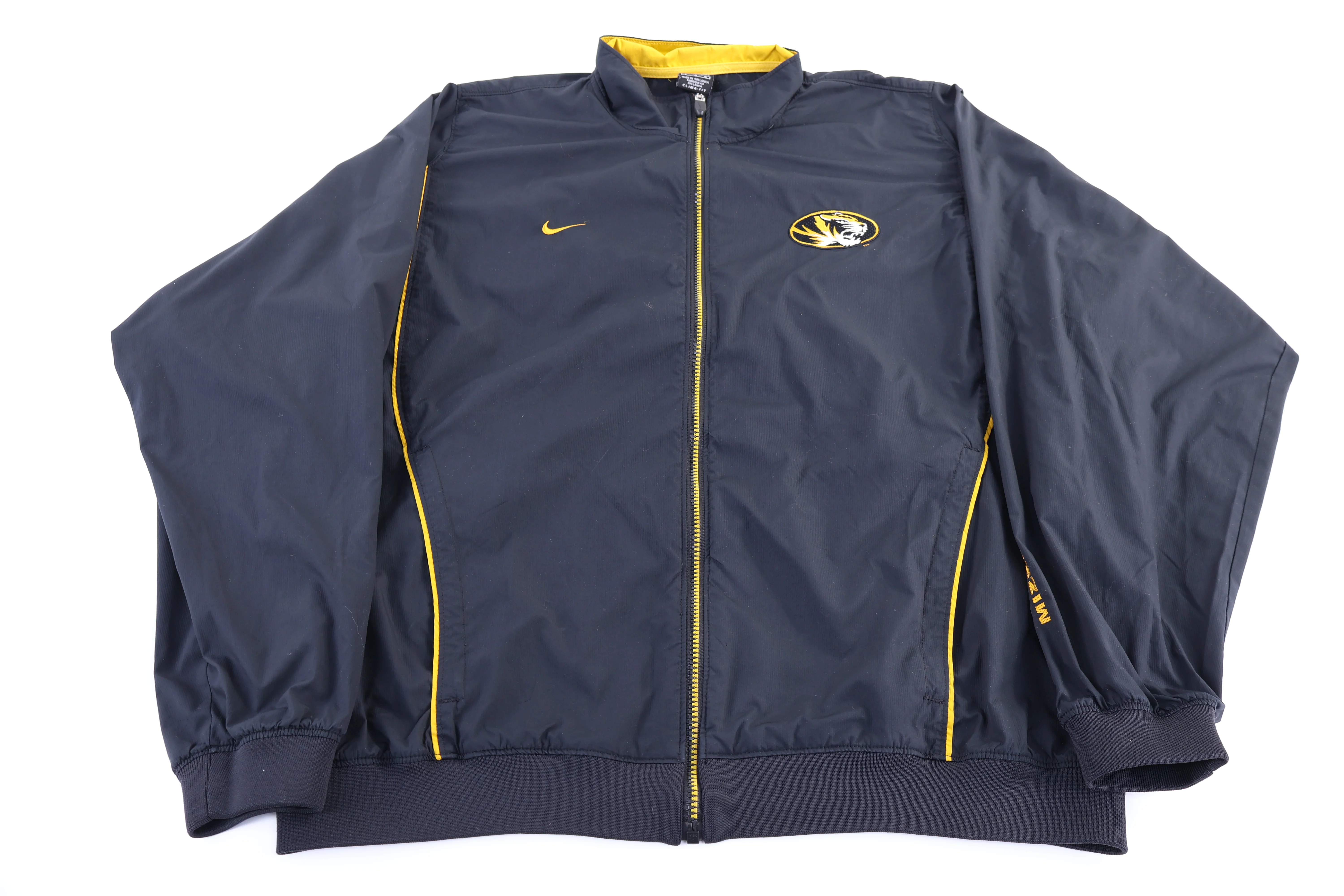 Vintage Nike University of Missouri Full Zip Windbreaker