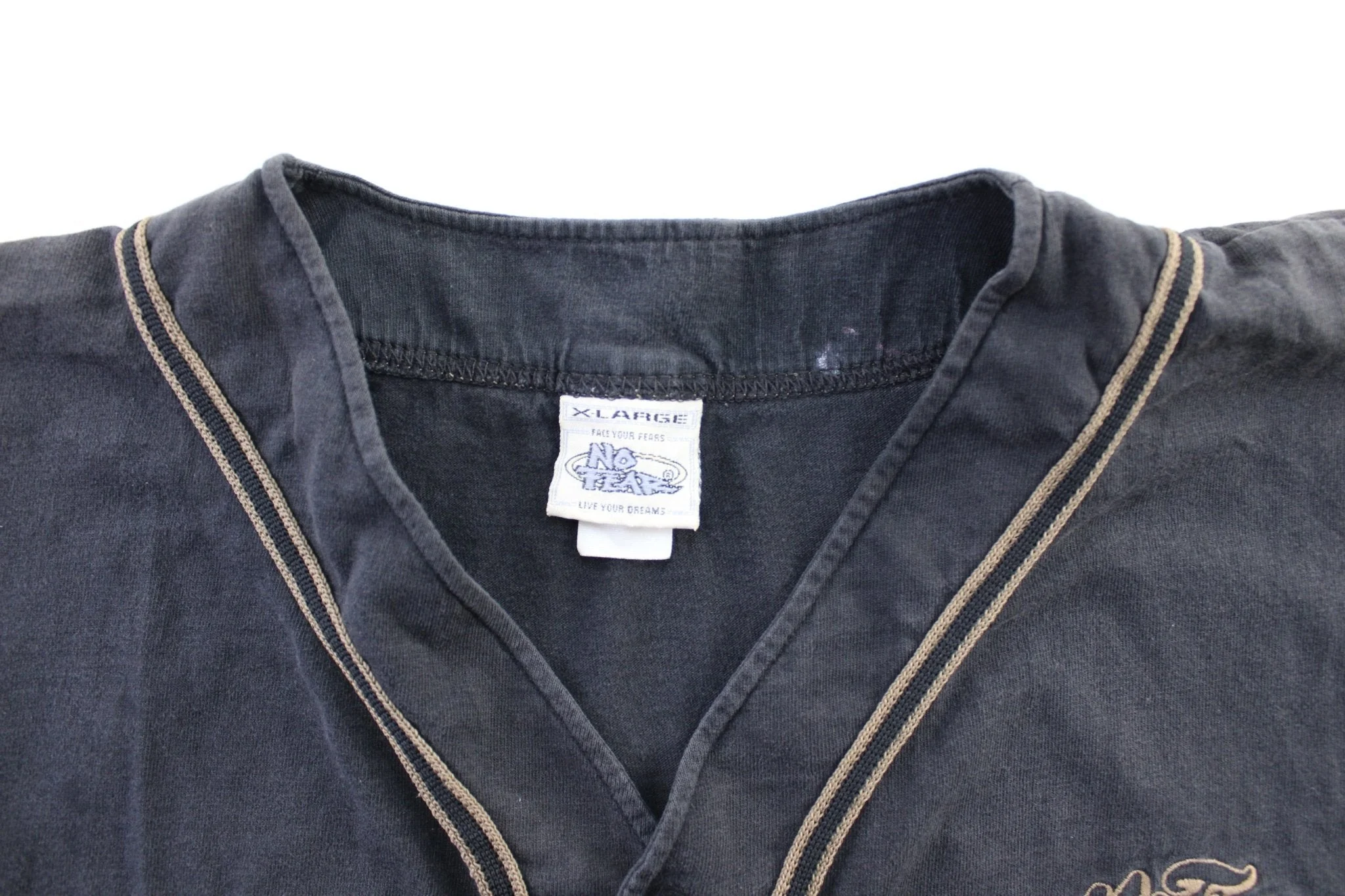 Vintage No Fear Embroidered Jersey - Image 3