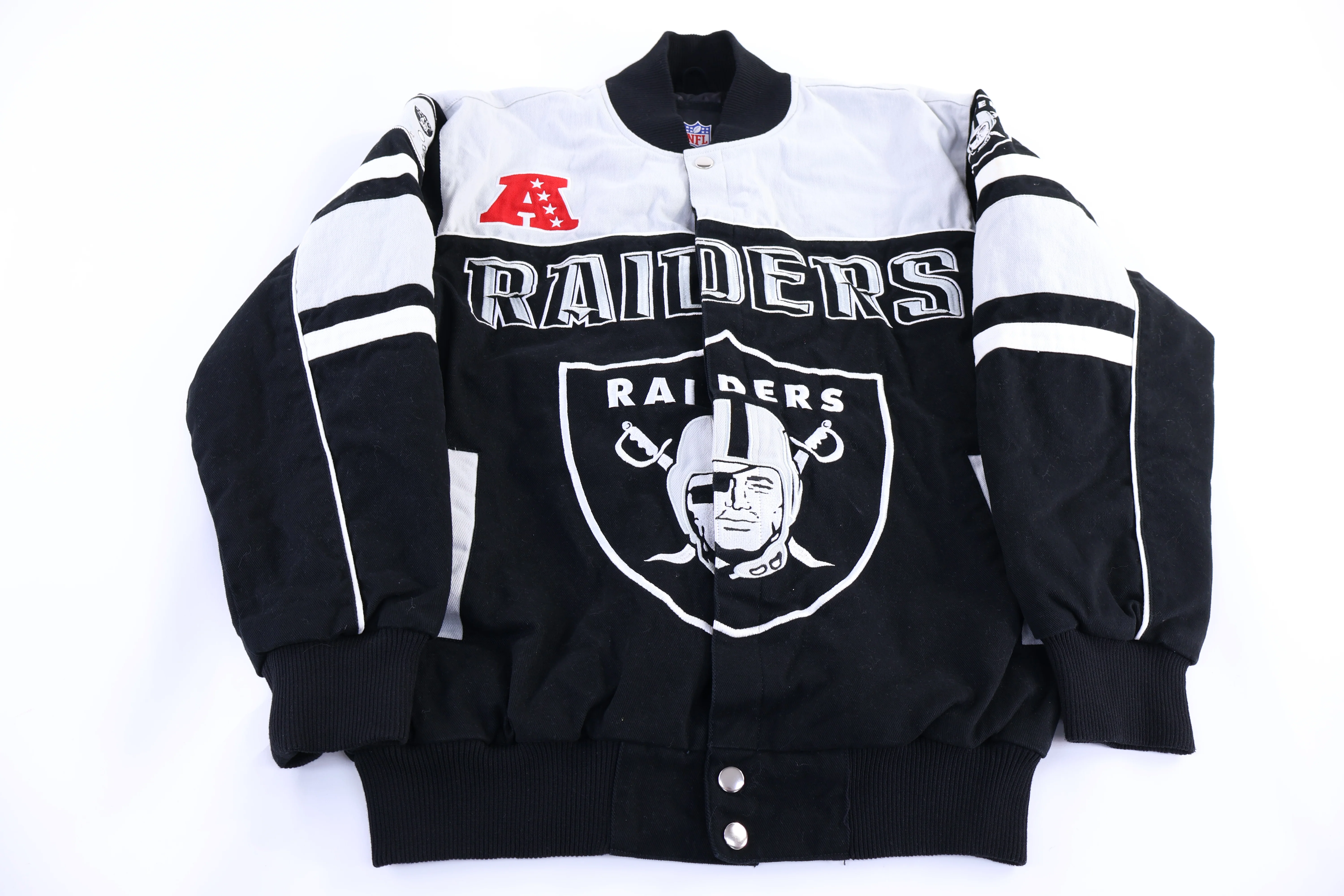 Vintage Oakland Raiders Football Bomber Jacket