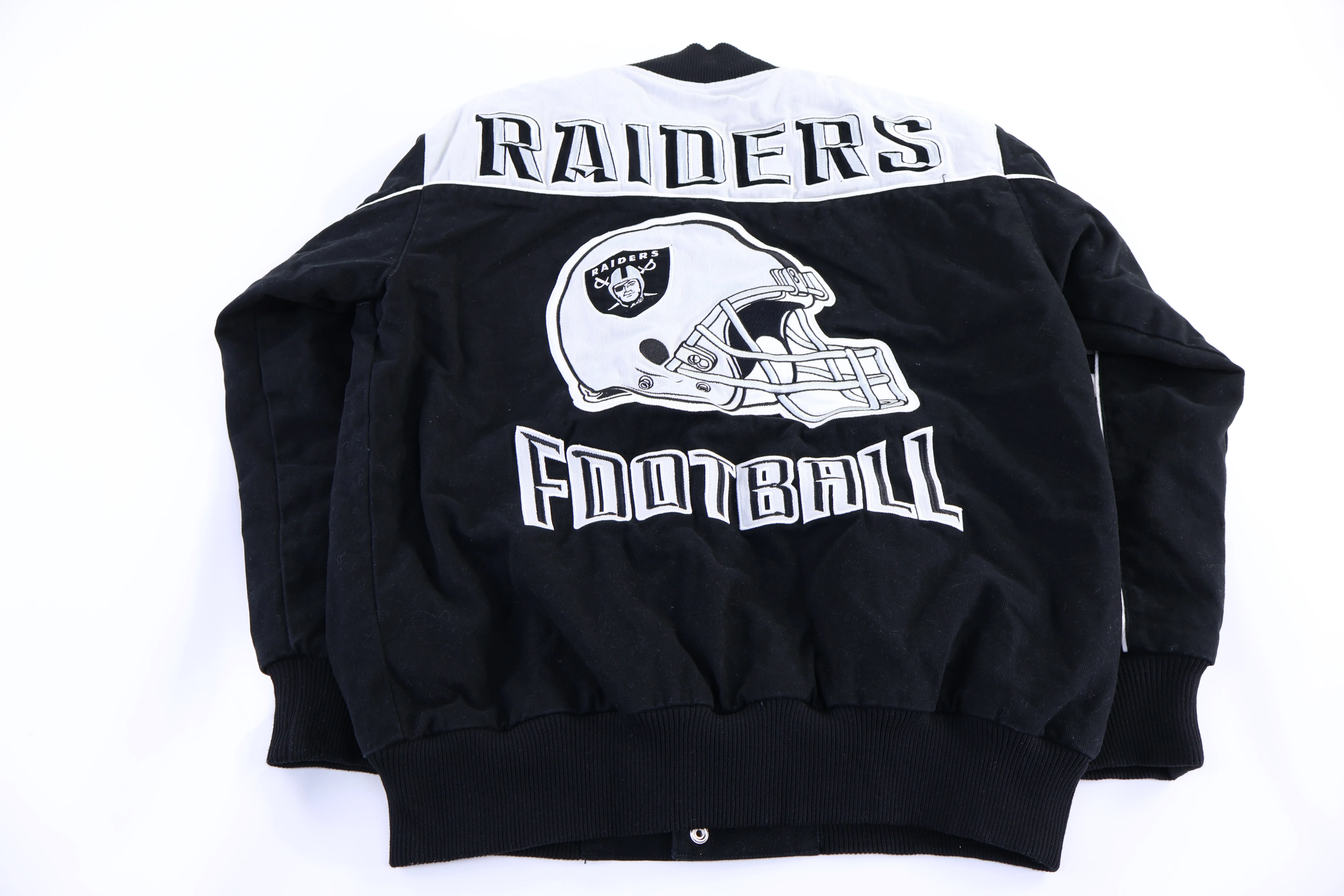 Vintage Oakland Raiders Football Bomber Jacket - Image 2