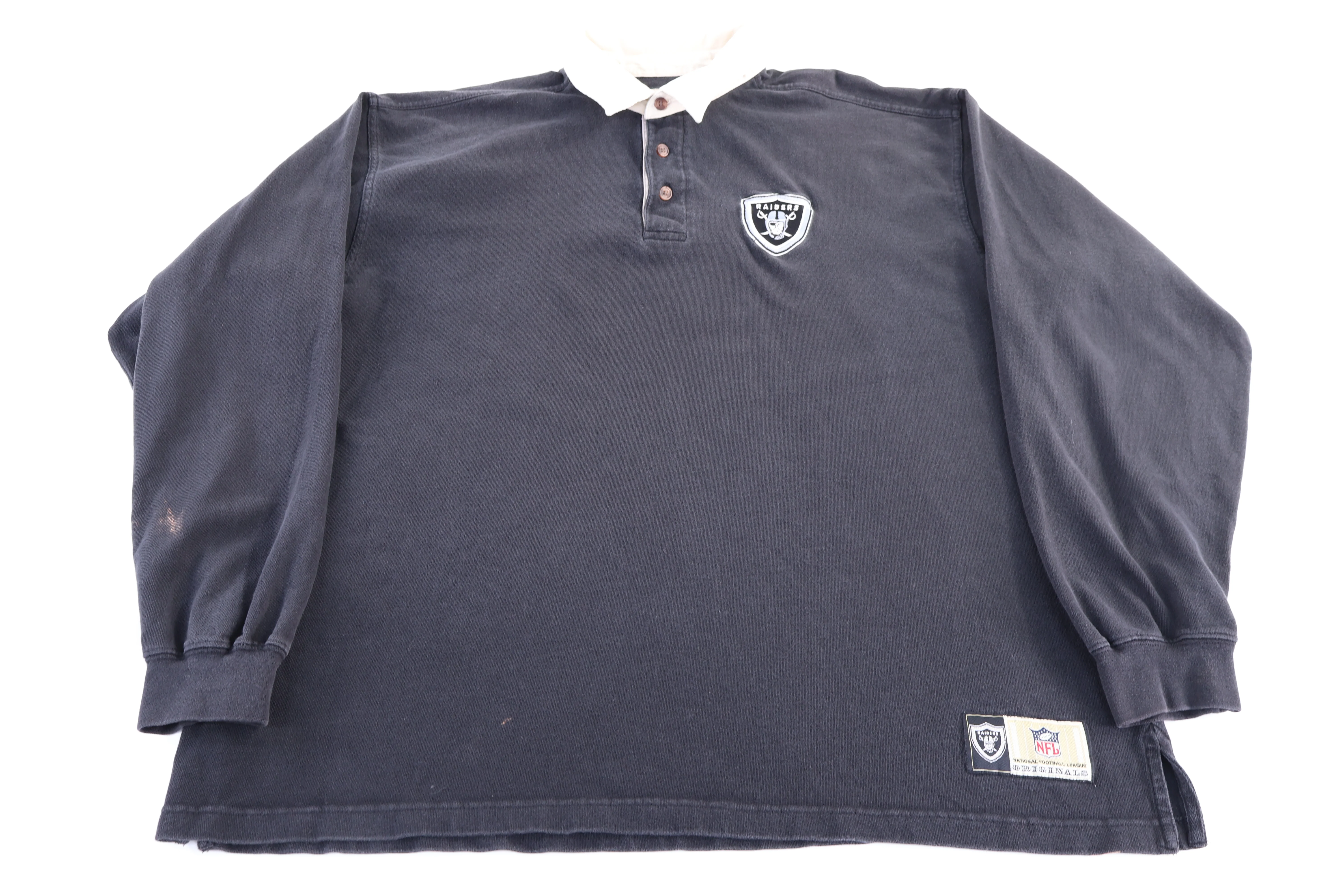 Vintage Oakland Raiders Football LS Button Up