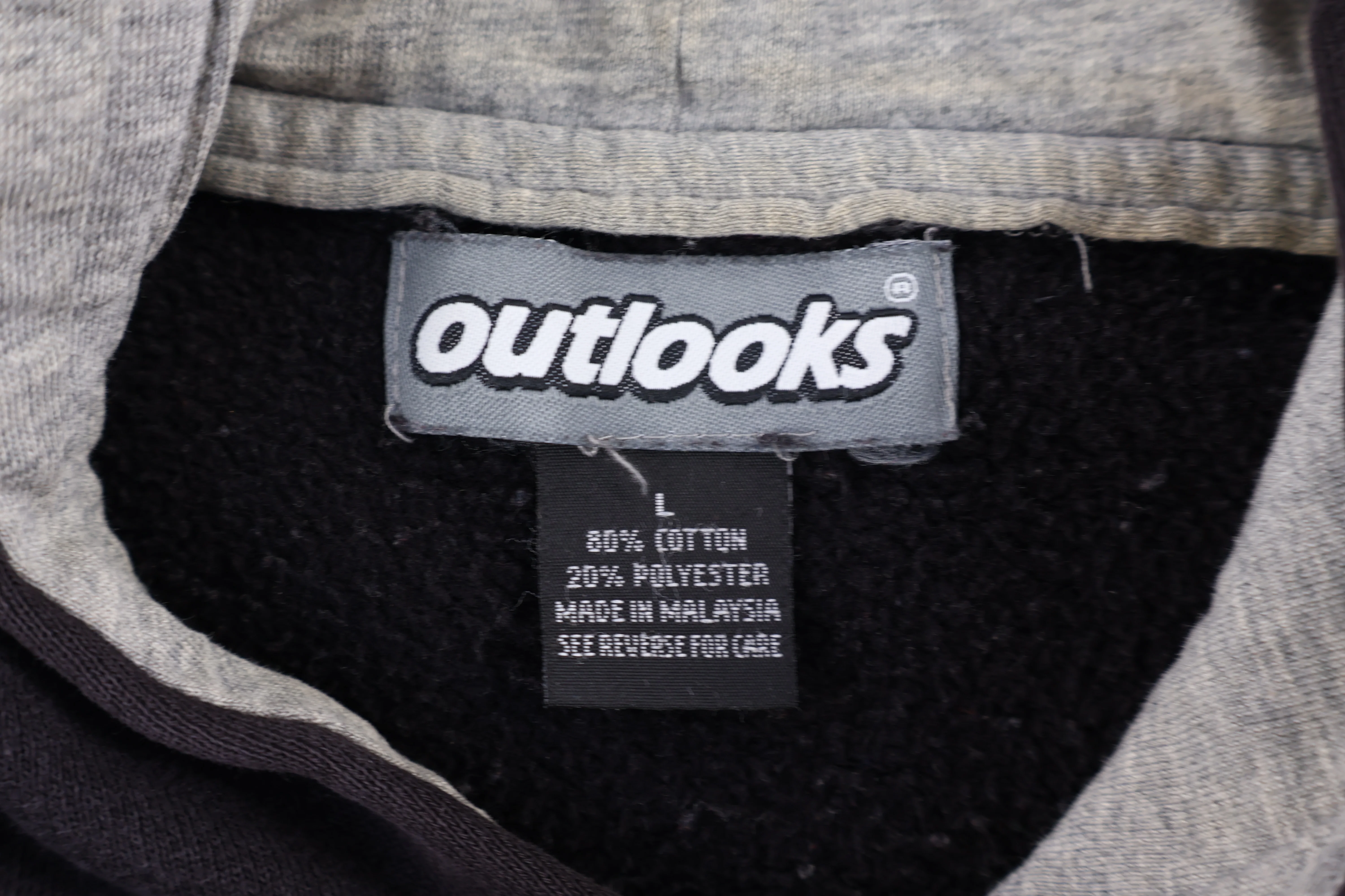 Vintage Outlooks Black Pullover Hoodie - Image 3