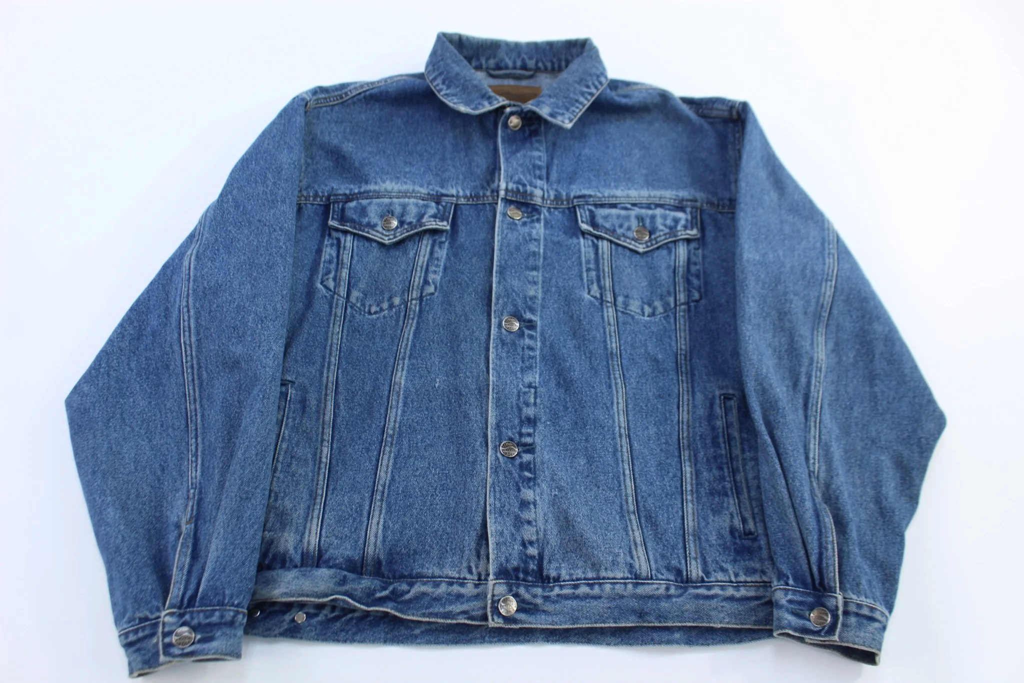 Vintage Paramount Network Embroidered Trucker Jacket