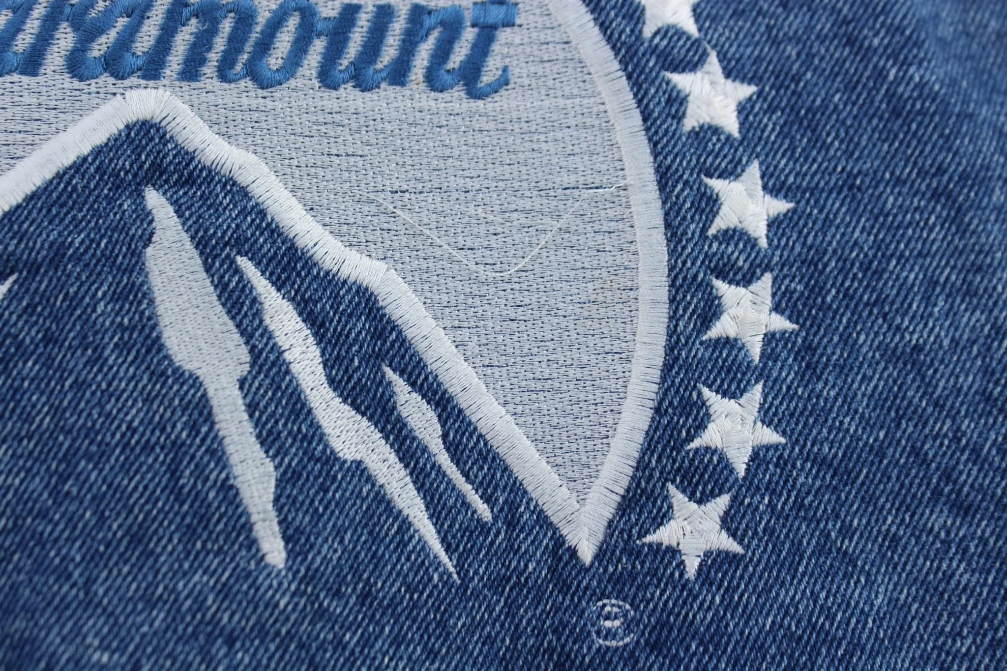 Vintage Paramount Network Embroidered Trucker Jacket - Image 3