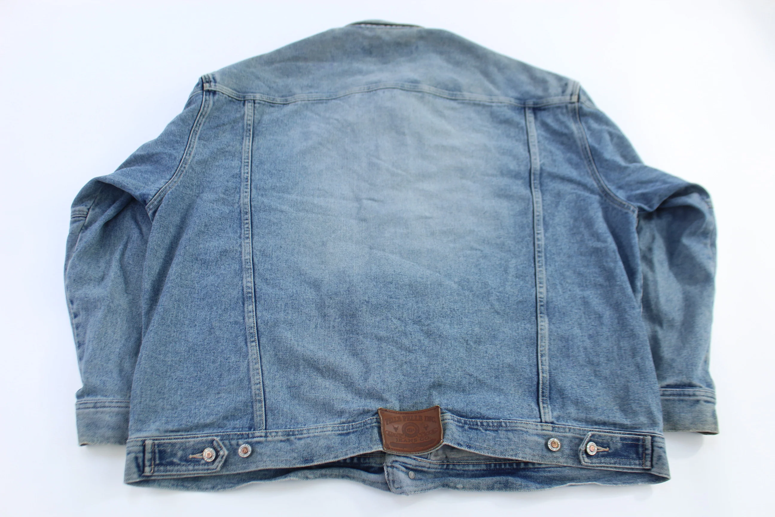 Vintage Pelle Pelle Light Wash Denim Jacket - Image 2