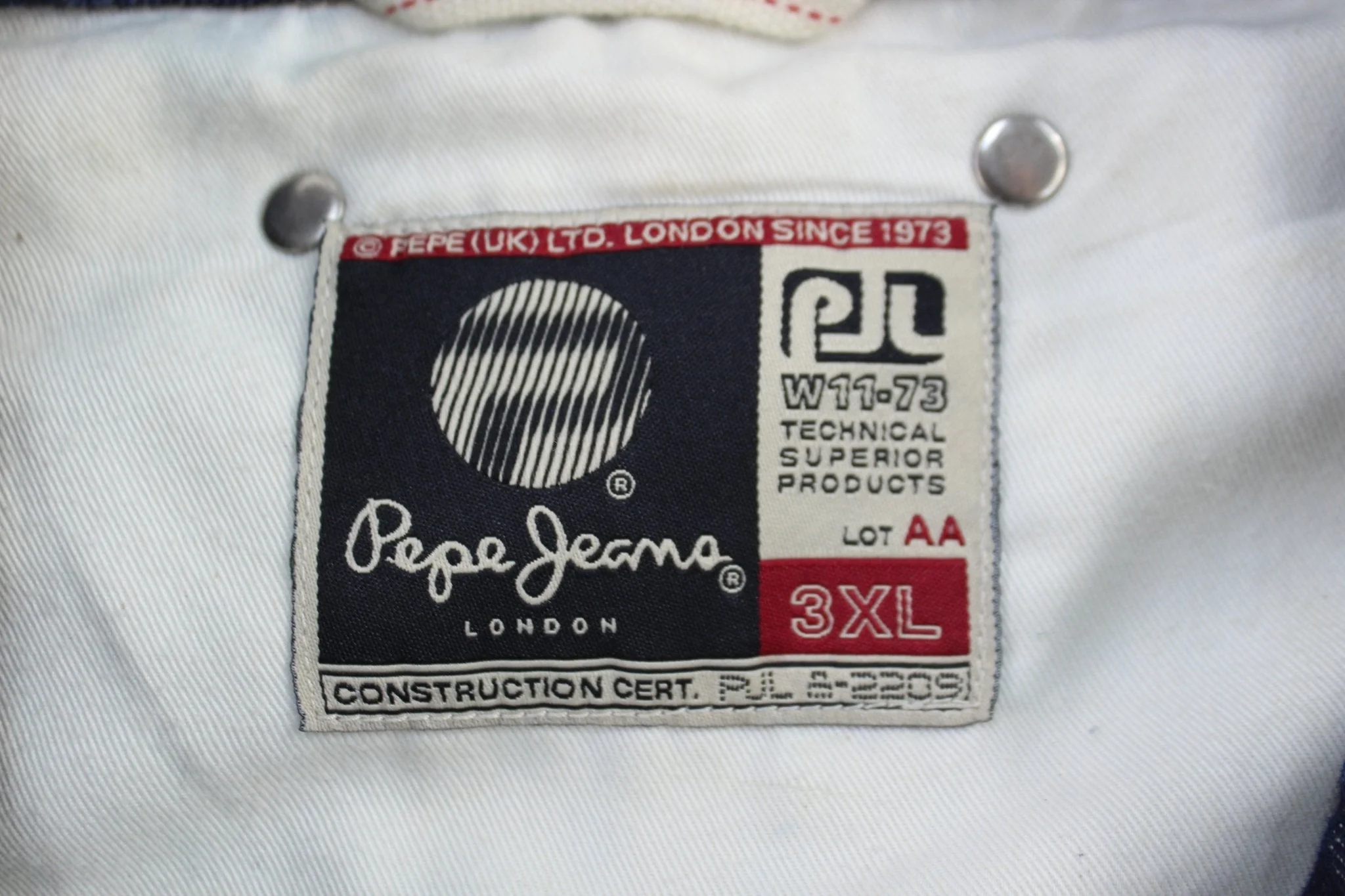 Vintage Pepe Jeans Dark Wash Denim Jeans - Image 3