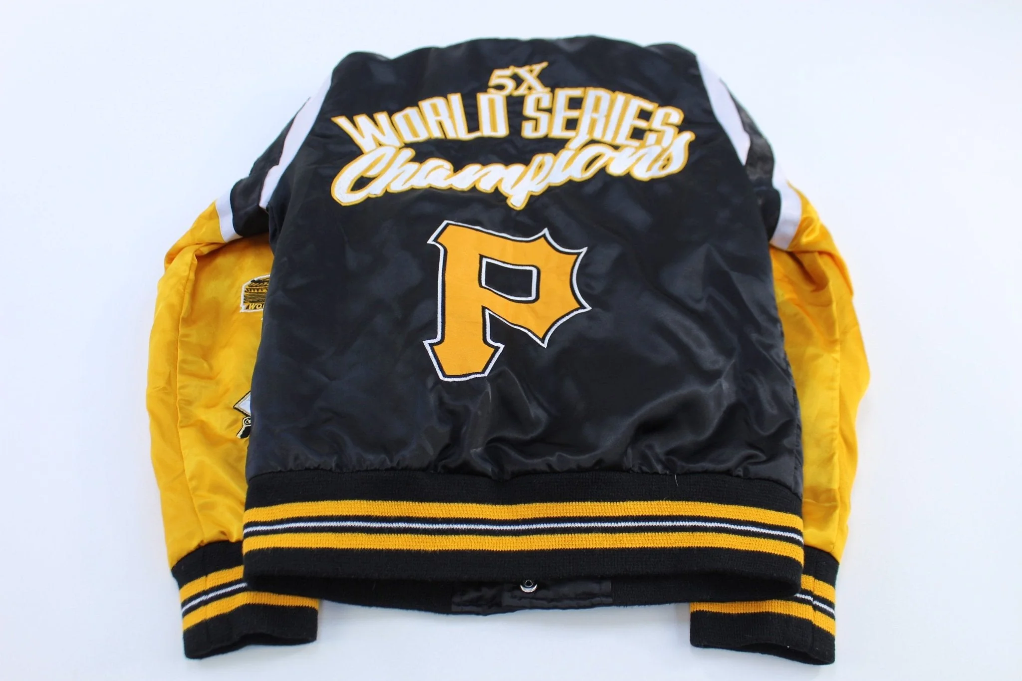 Vintage Pittsburgh Pirates World Series Champions Satin Jacket - Image 2