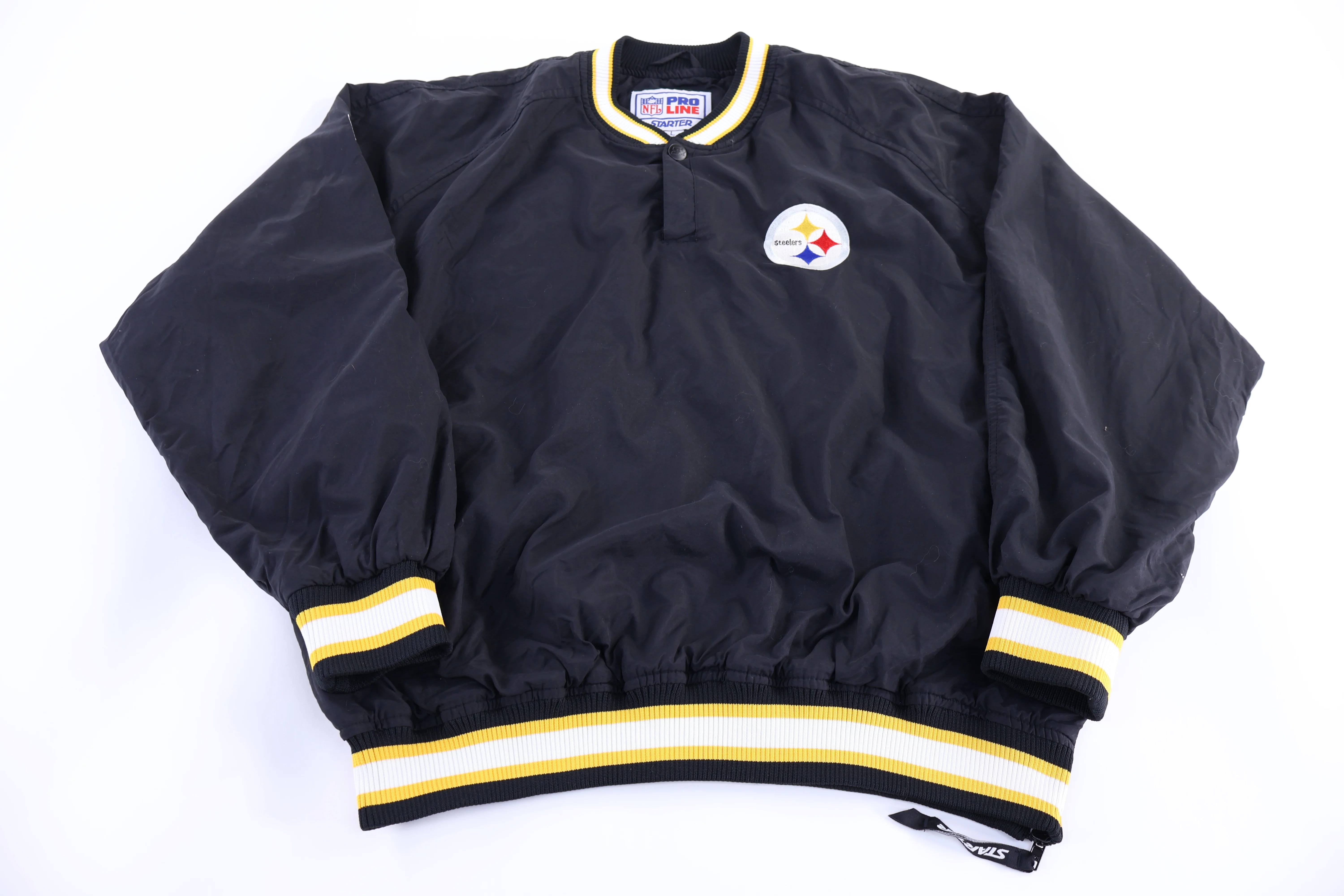 Vintage Pittsburgh Steelers Football Pullover Windbreaker