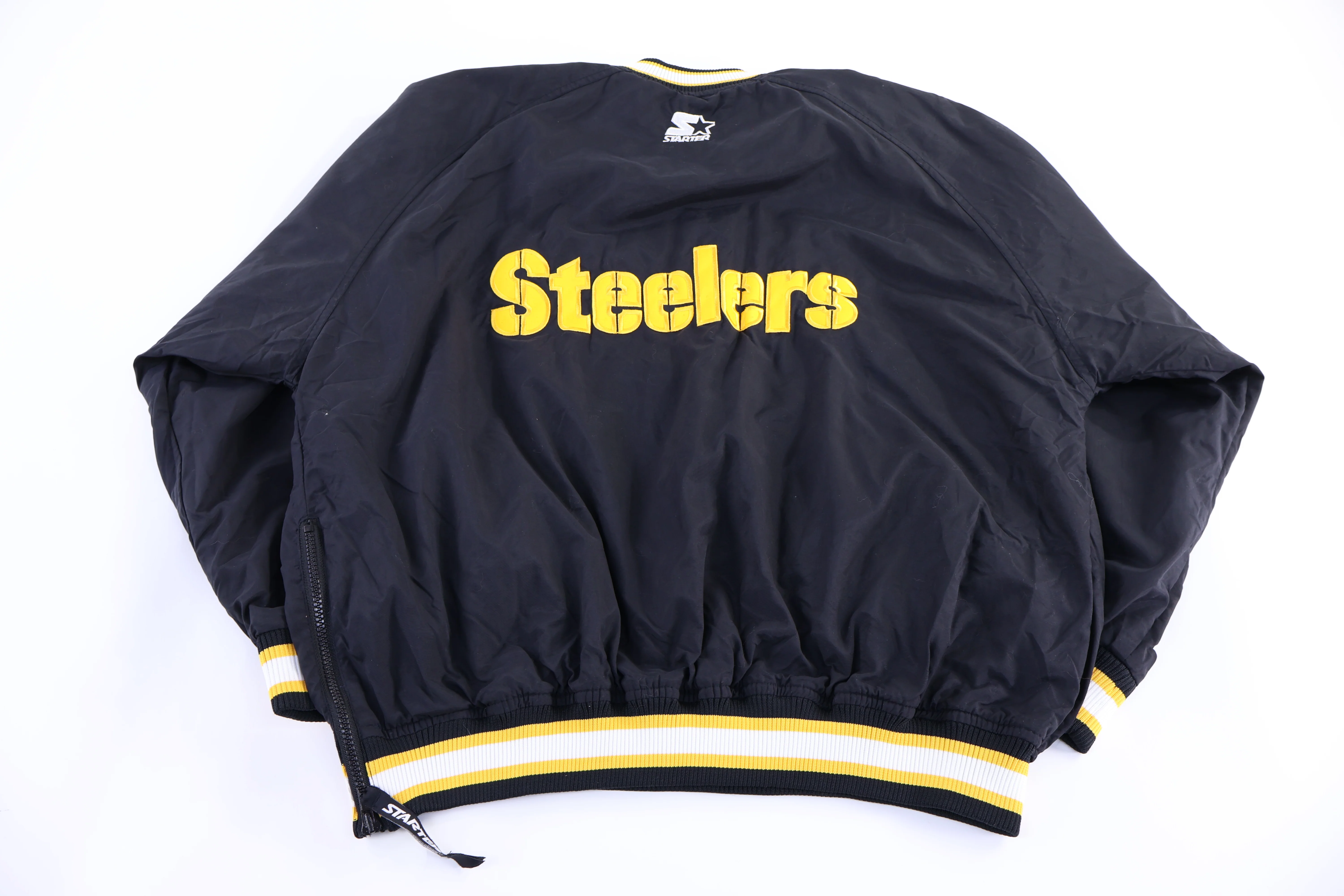 Vintage Pittsburgh Steelers Football Pullover Windbreaker - Image 2