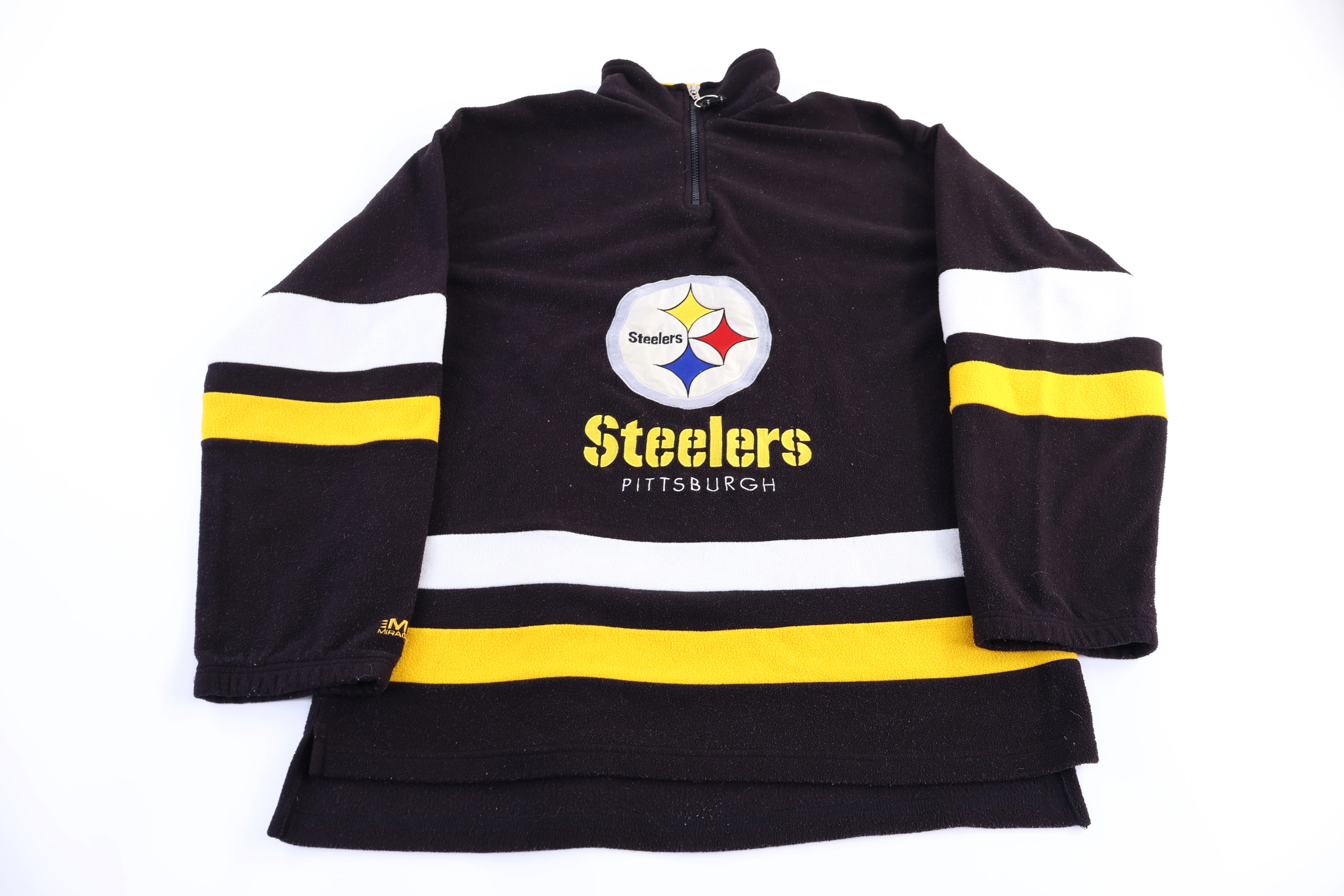 Vintage Pittsburgh Steelers Football Quarter Zip Pullover