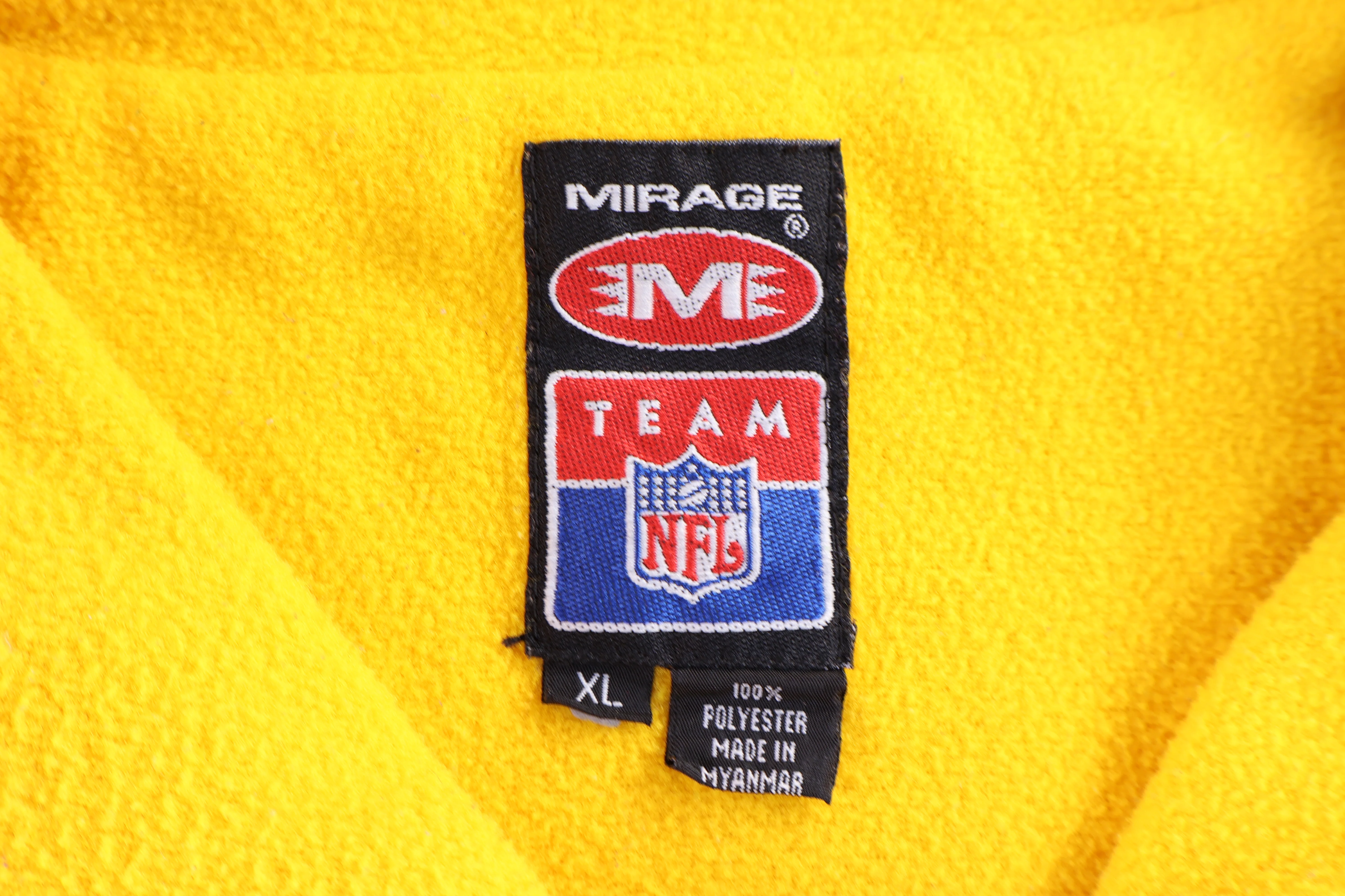 Vintage Pittsburgh Steelers Football Quarter Zip Pullover - Image 3
