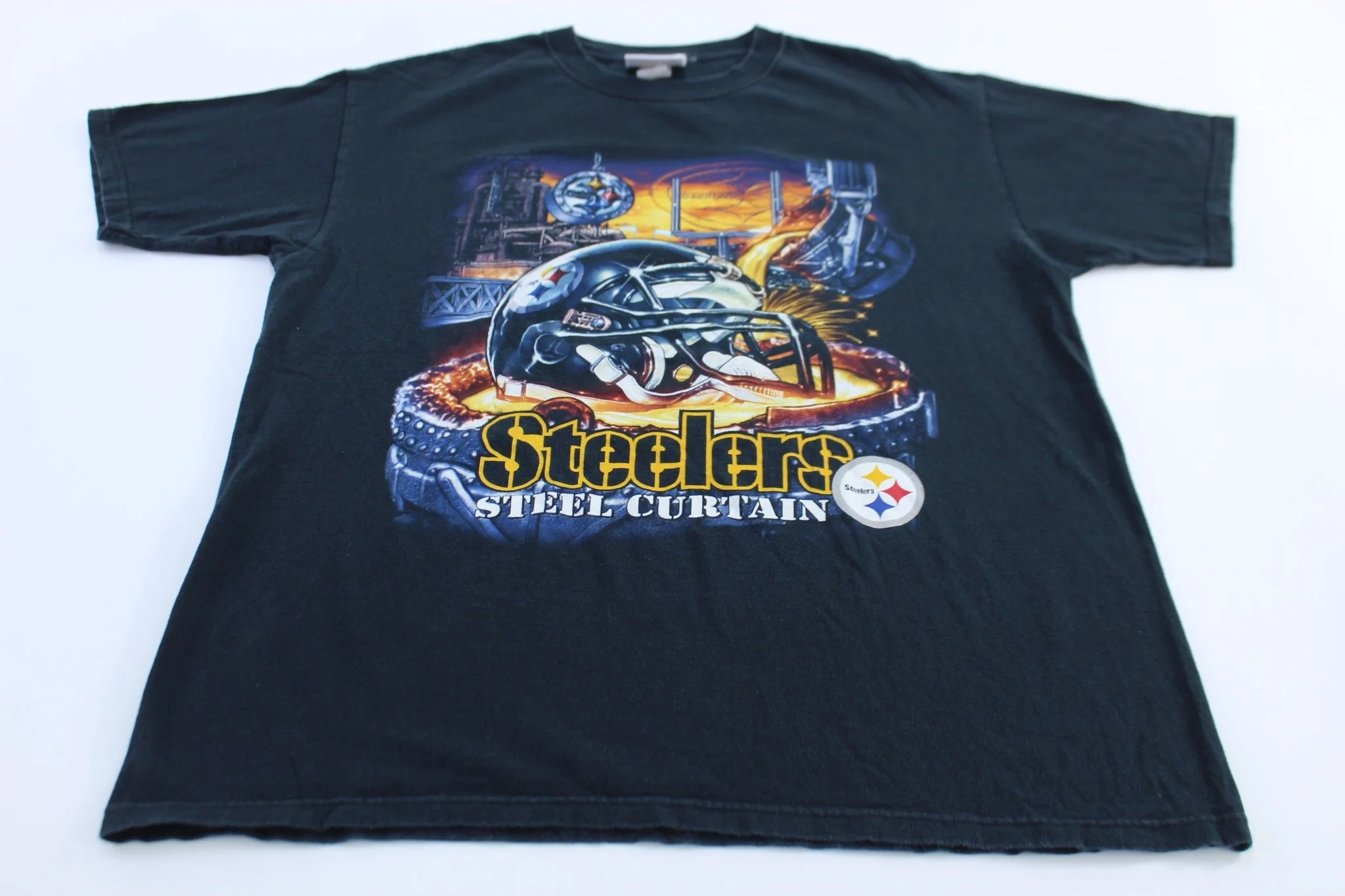 Vintage Pittsburgh Steelers Football Steel Curtain T-shirt