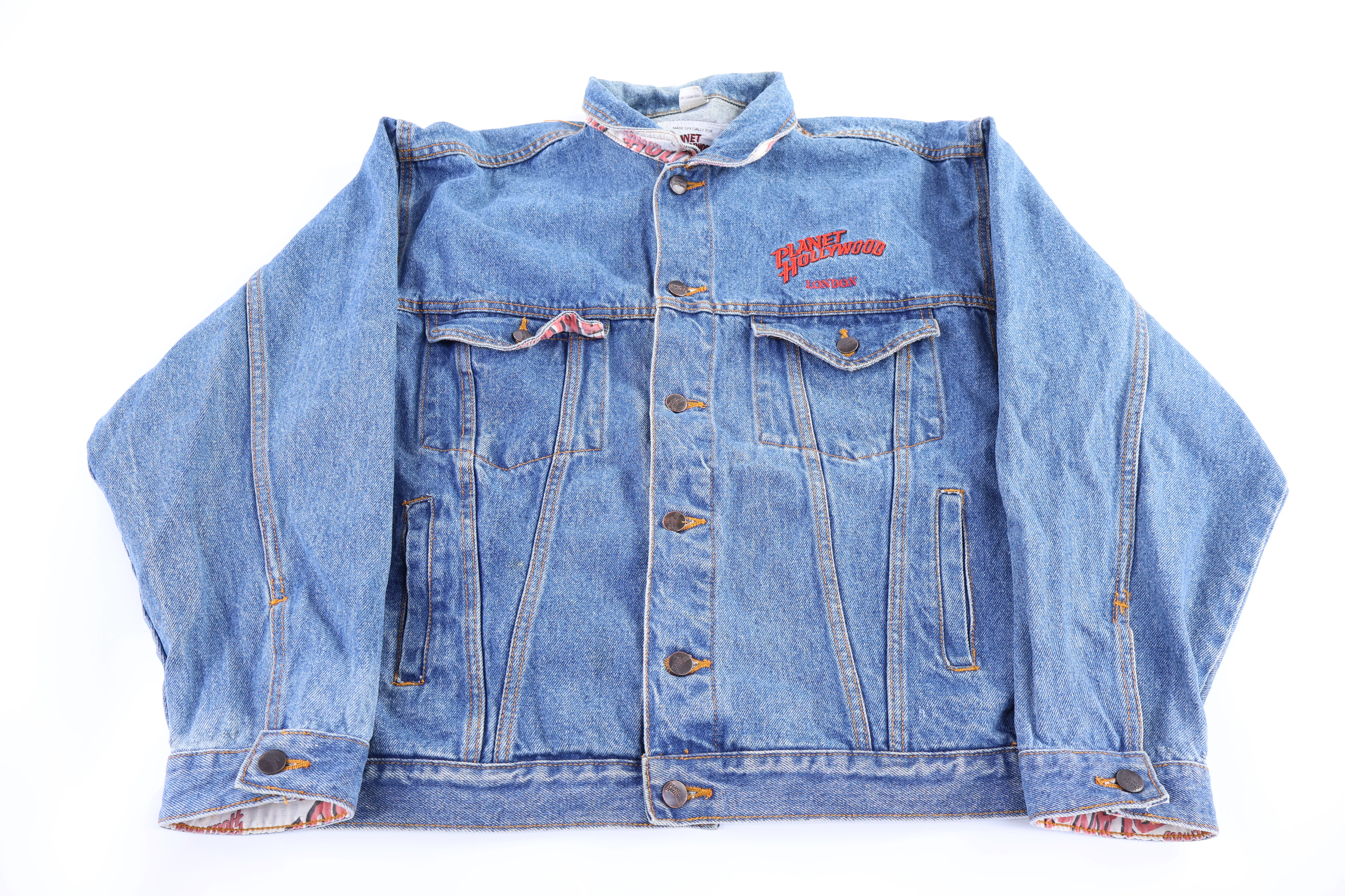 Vintage Planet Hollywood Light Wash Denim Jeans