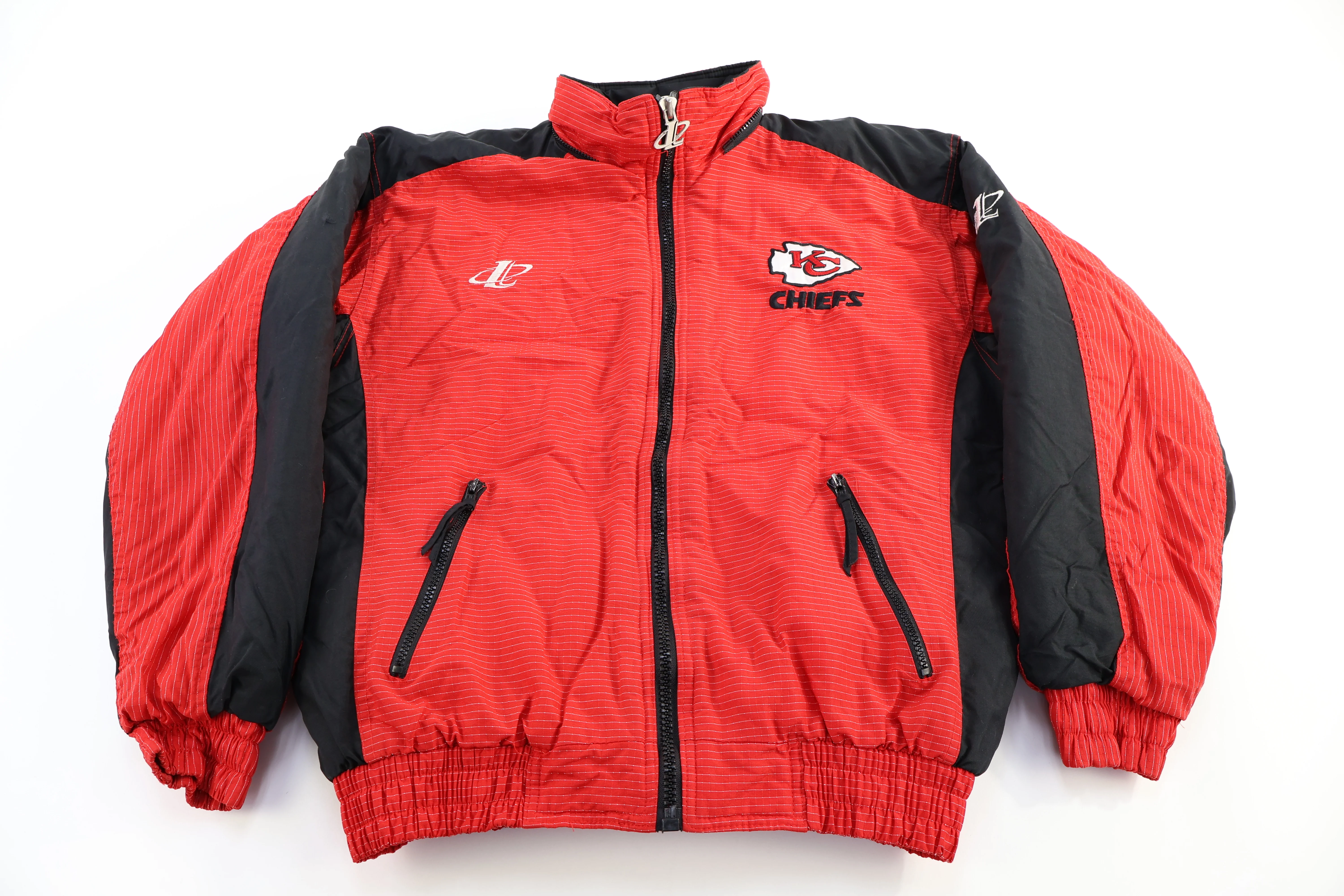 Vintage Pro Line Kansas City Chiefs Football Full Zip Jacket