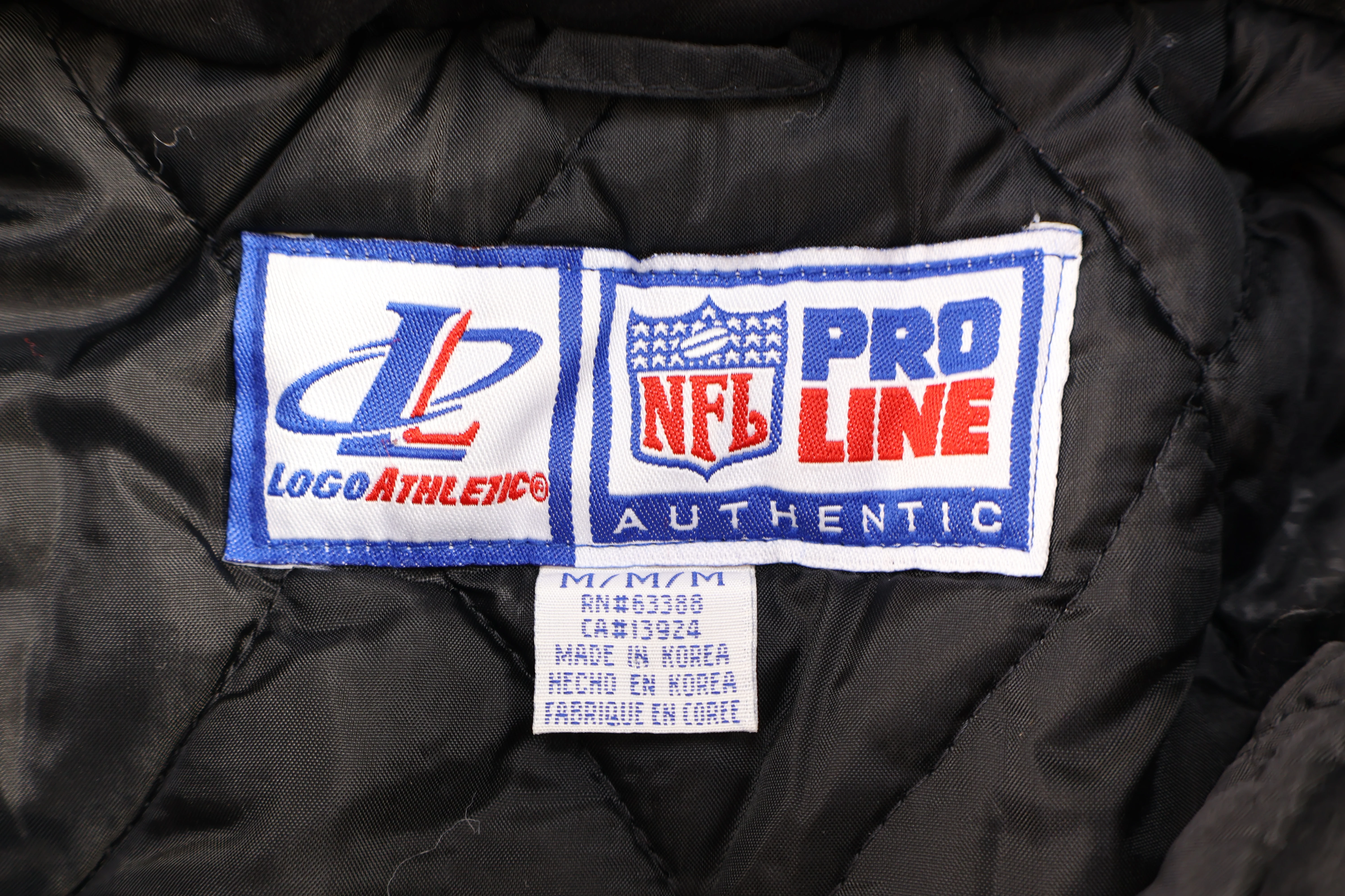 Vintage Pro Line Kansas City Chiefs Football Full Zip Jacket - Image 3