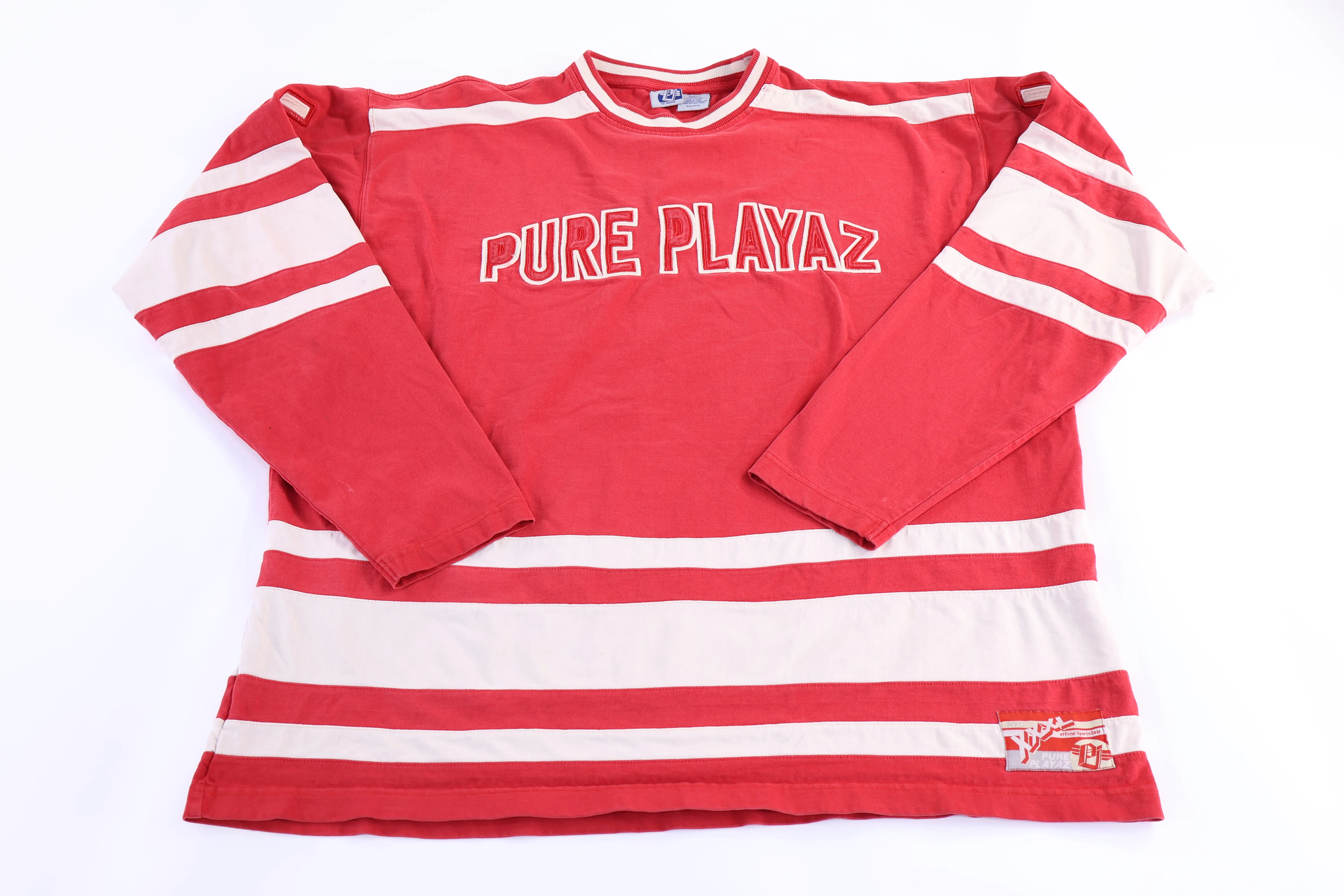 Vintage Pure Playaz Embroidered LS T-shirt