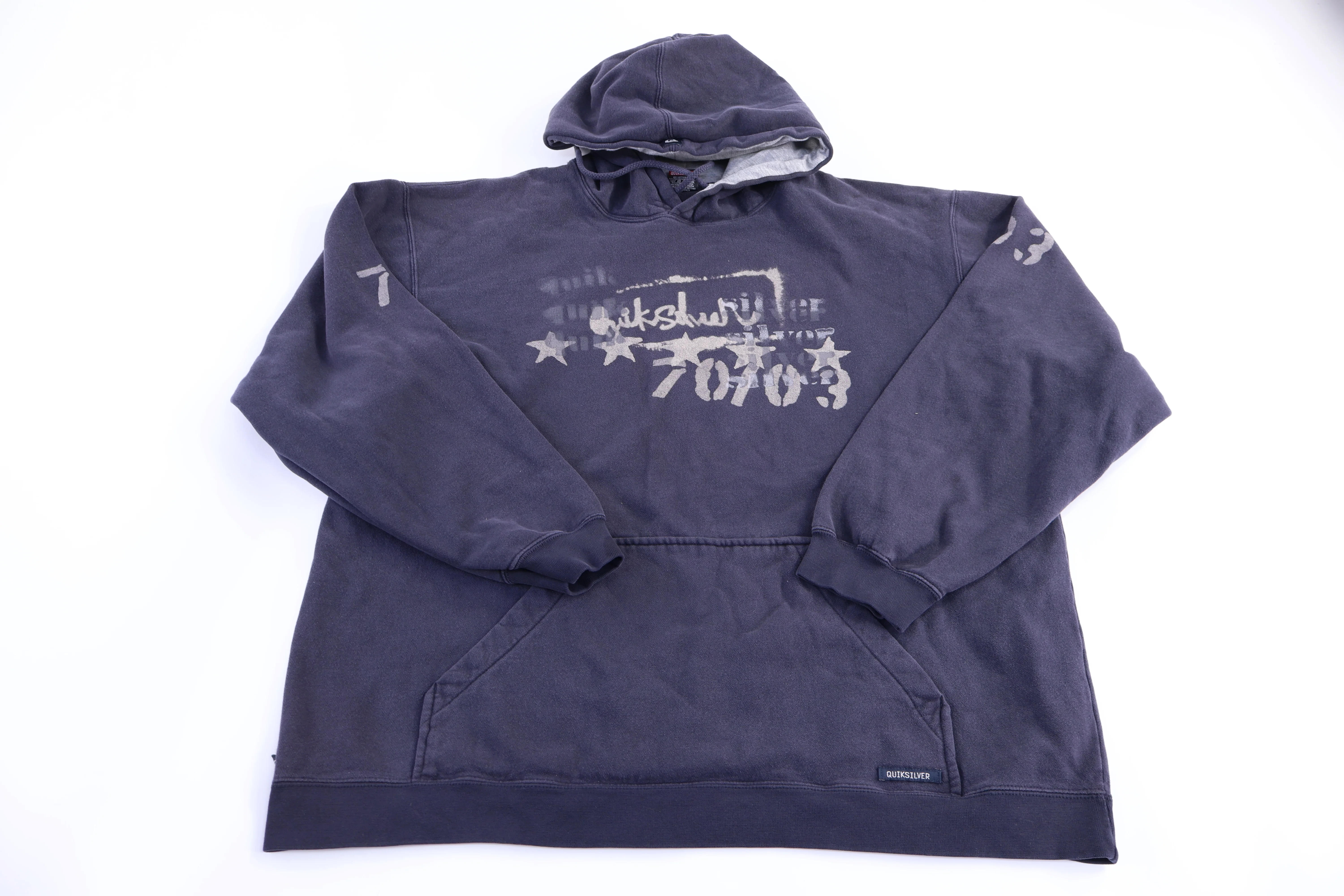 Vintage Quiksilver Blue Pullover Hoodie