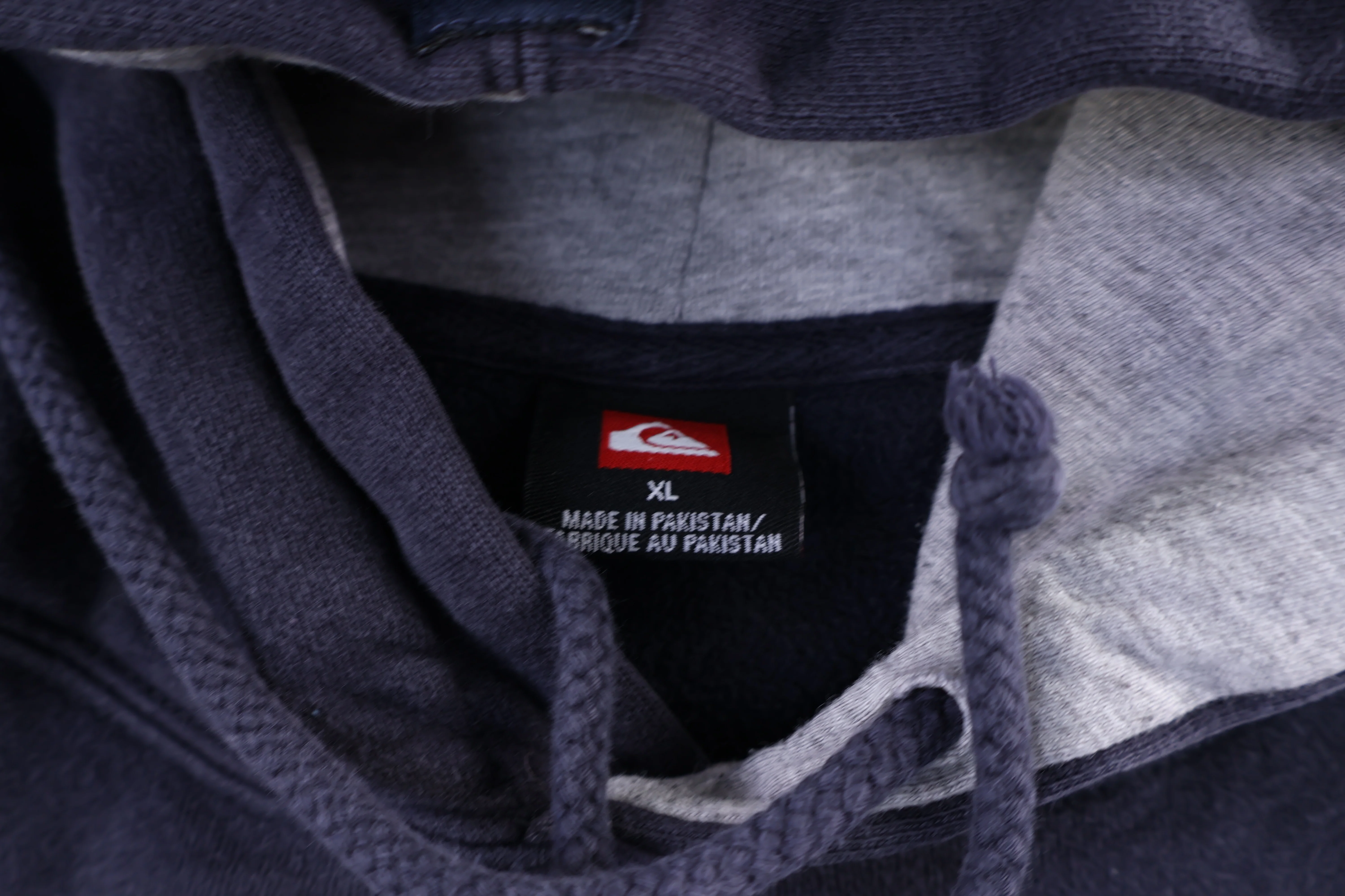 Vintage Quiksilver Blue Pullover Hoodie - Image 3