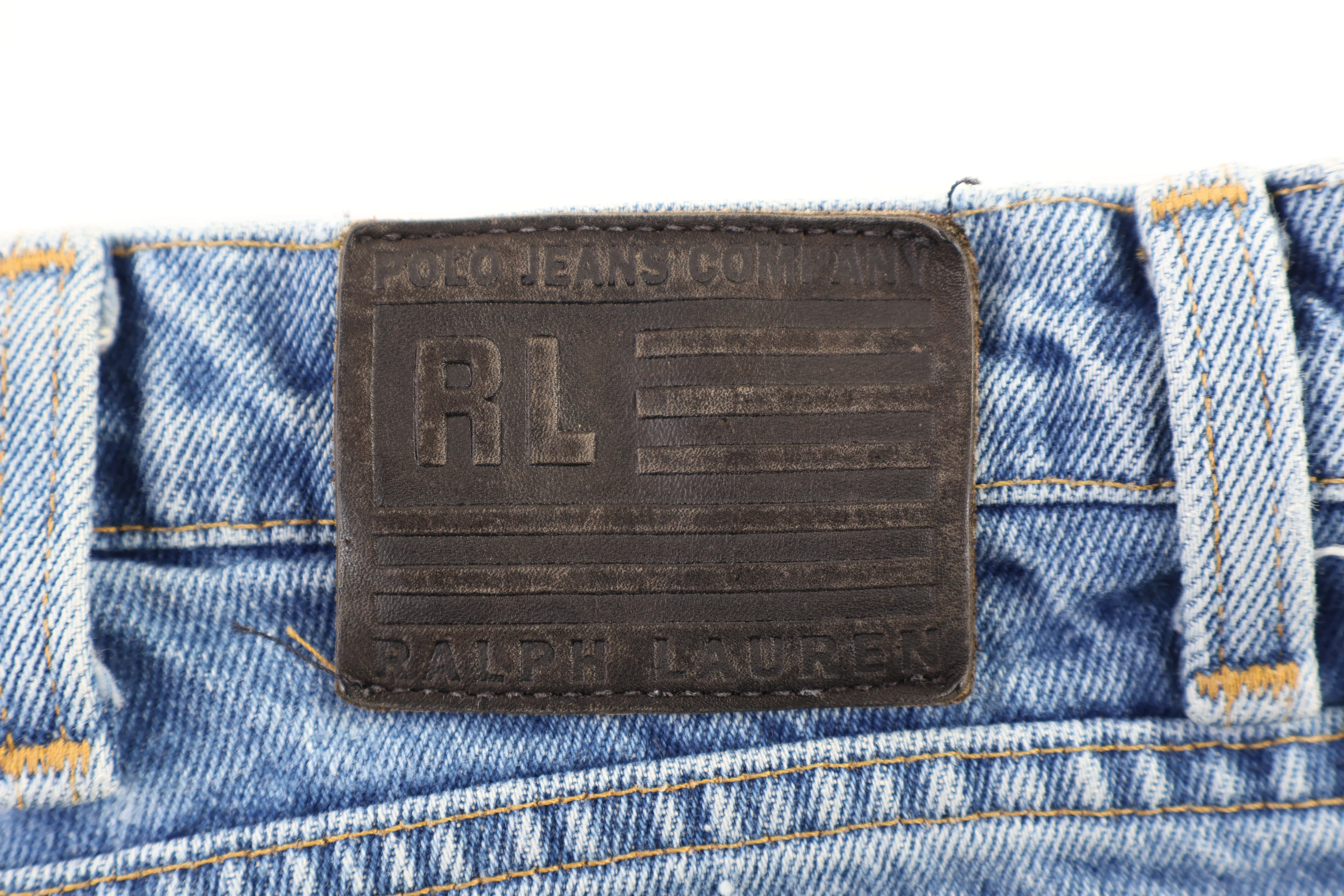 Vintage Ralph Lauren Light Wash Denim Jeans - Image 3