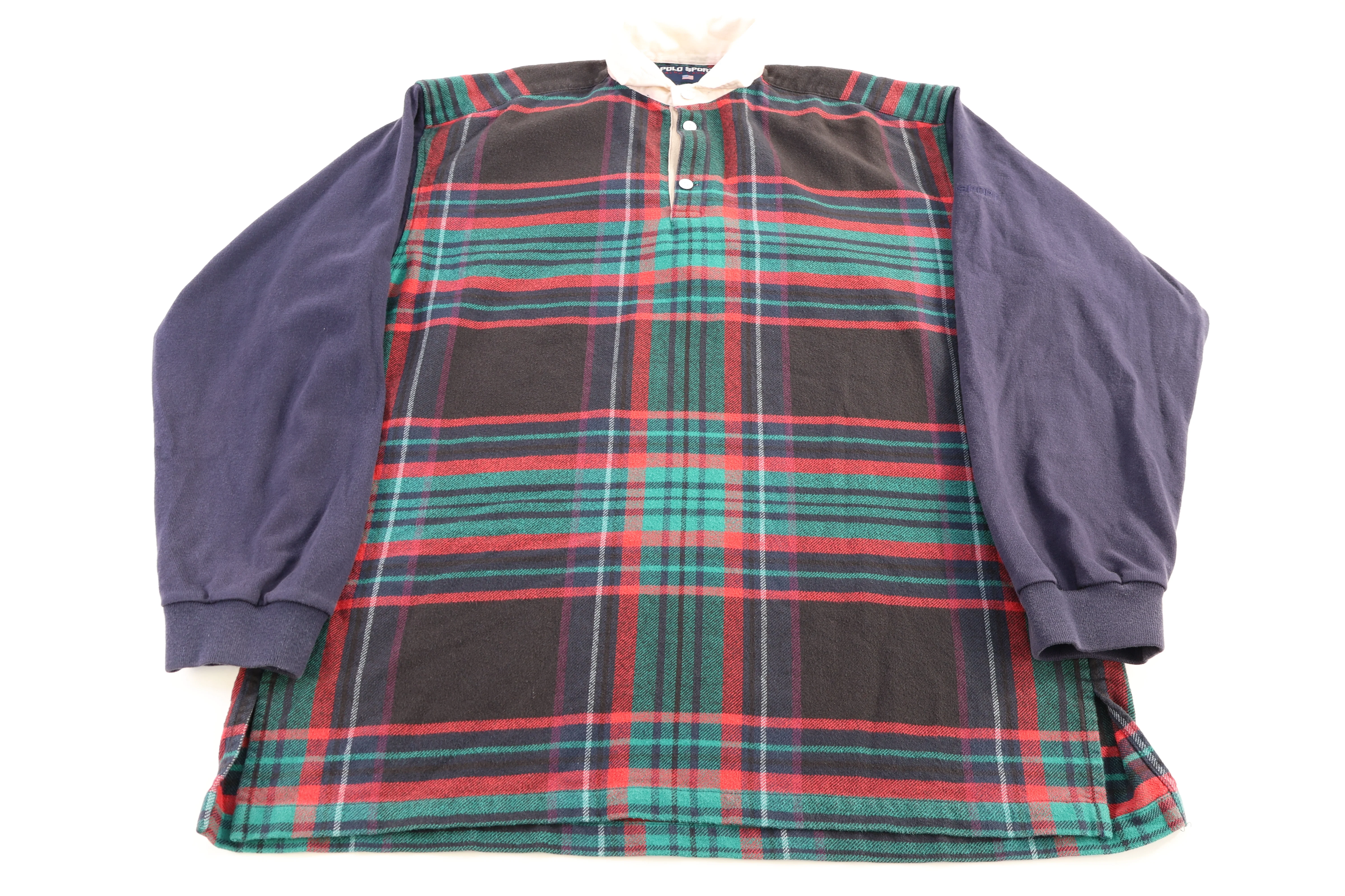 Vintage Ralph Lauren Polo Sport Plaid LS Button up