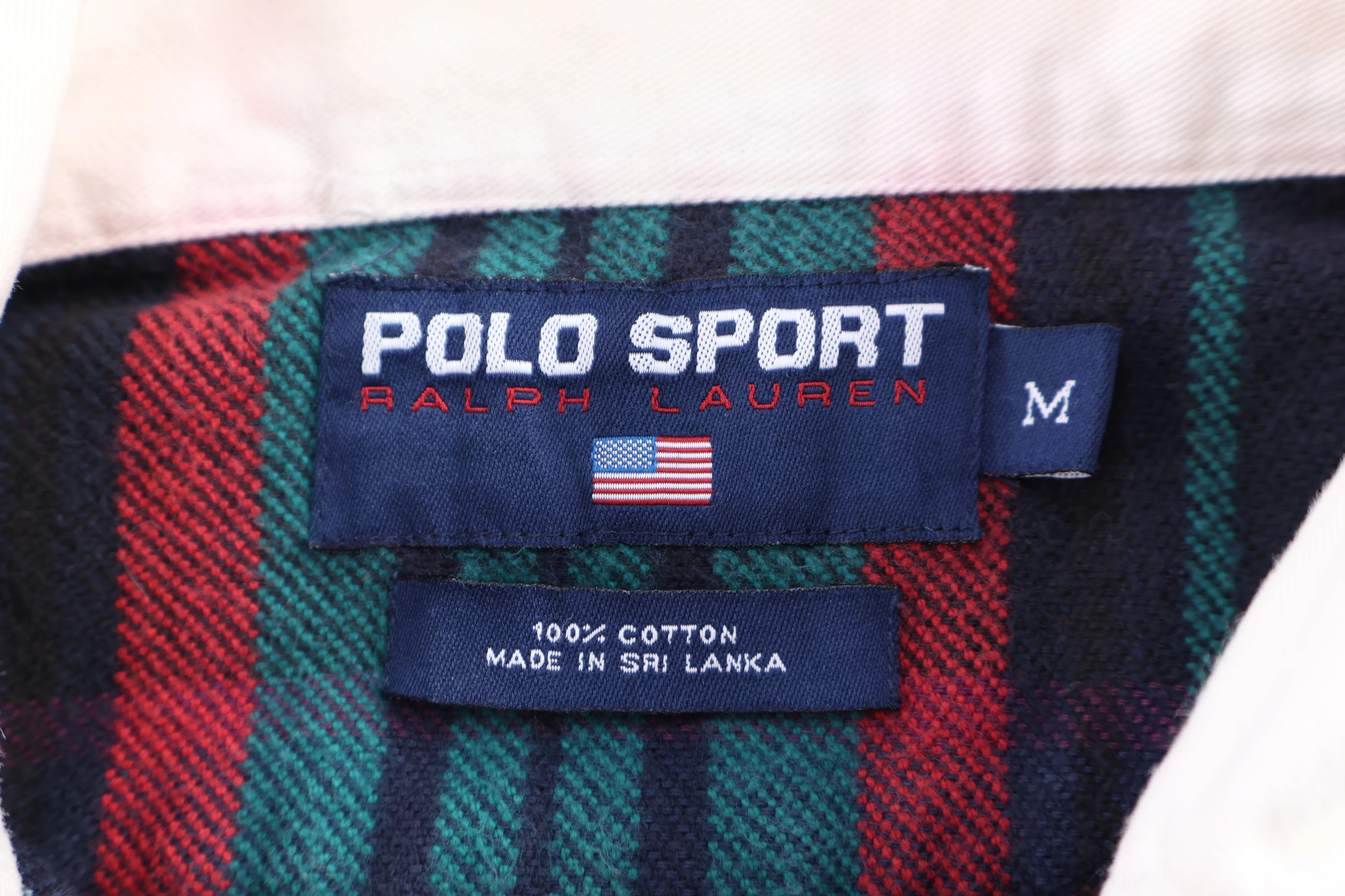 Vintage Ralph Lauren Polo Sport Plaid LS Button up - Image 3