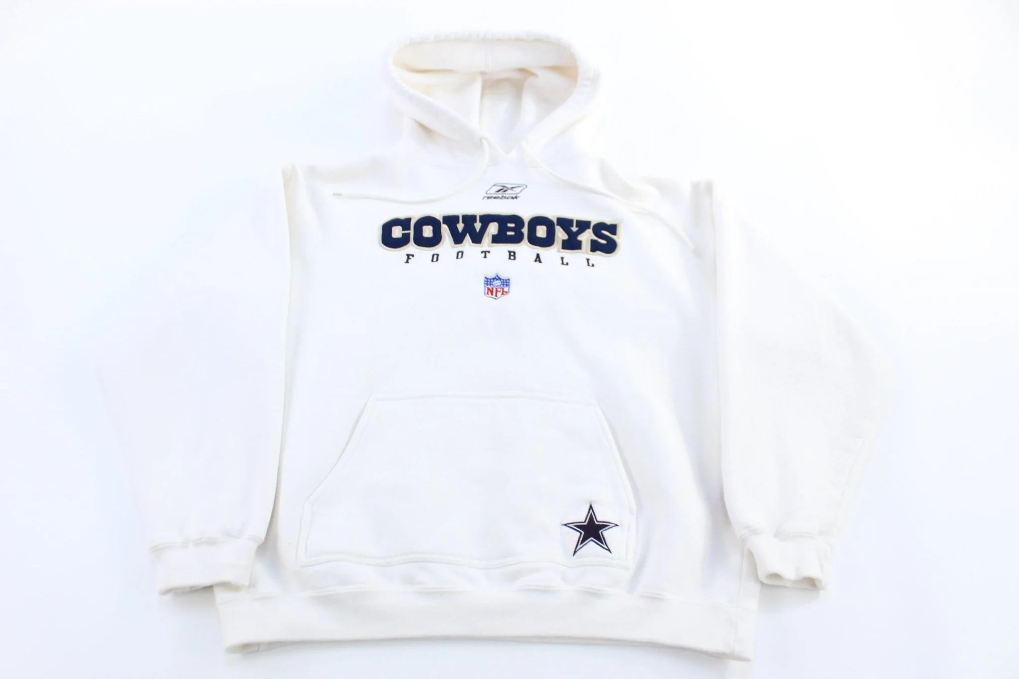 Vintage Reebok Dallas Cowboys Football Pullover Hoodie