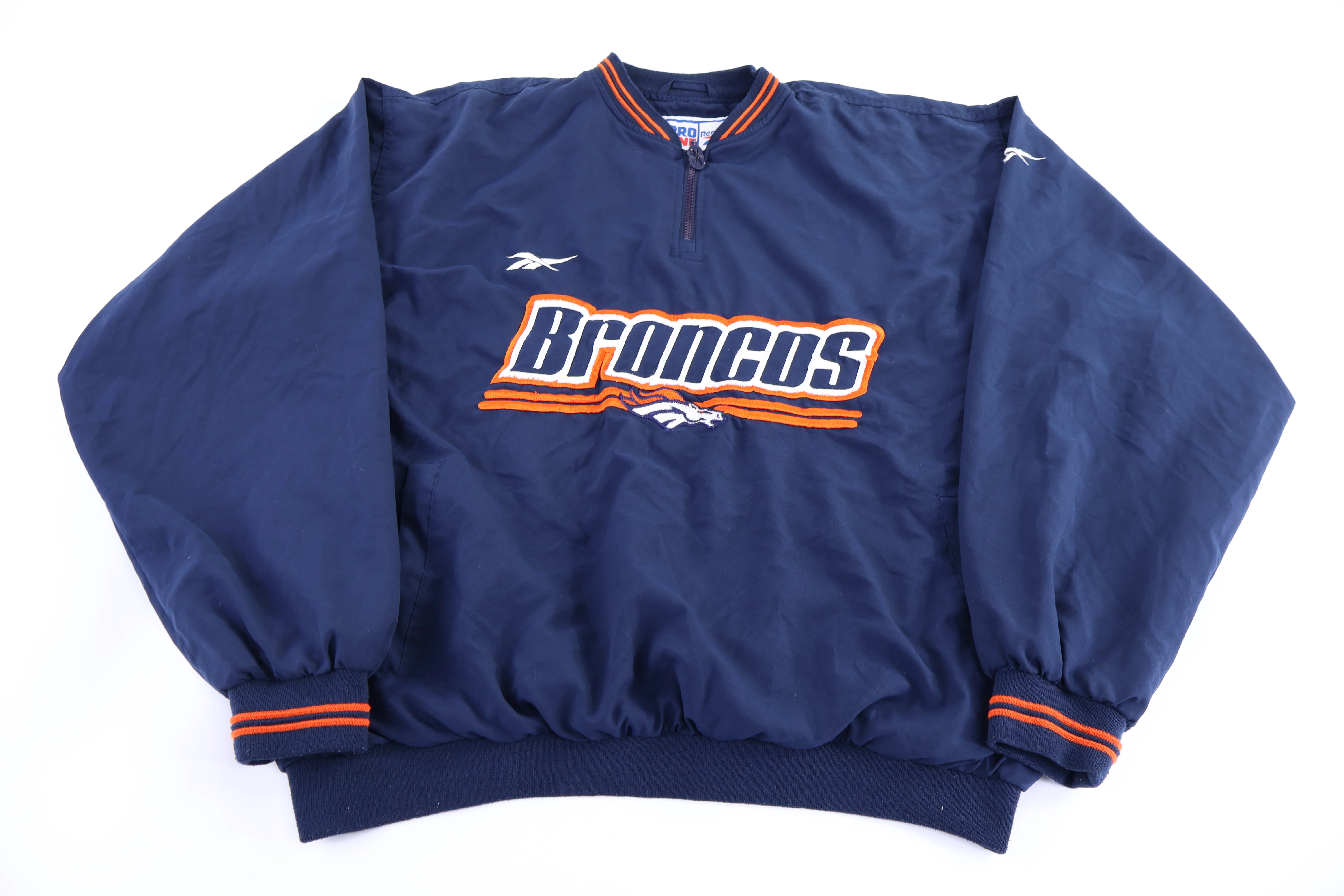 Vintage Reebok Denver Broncos Pullover Windbreaker