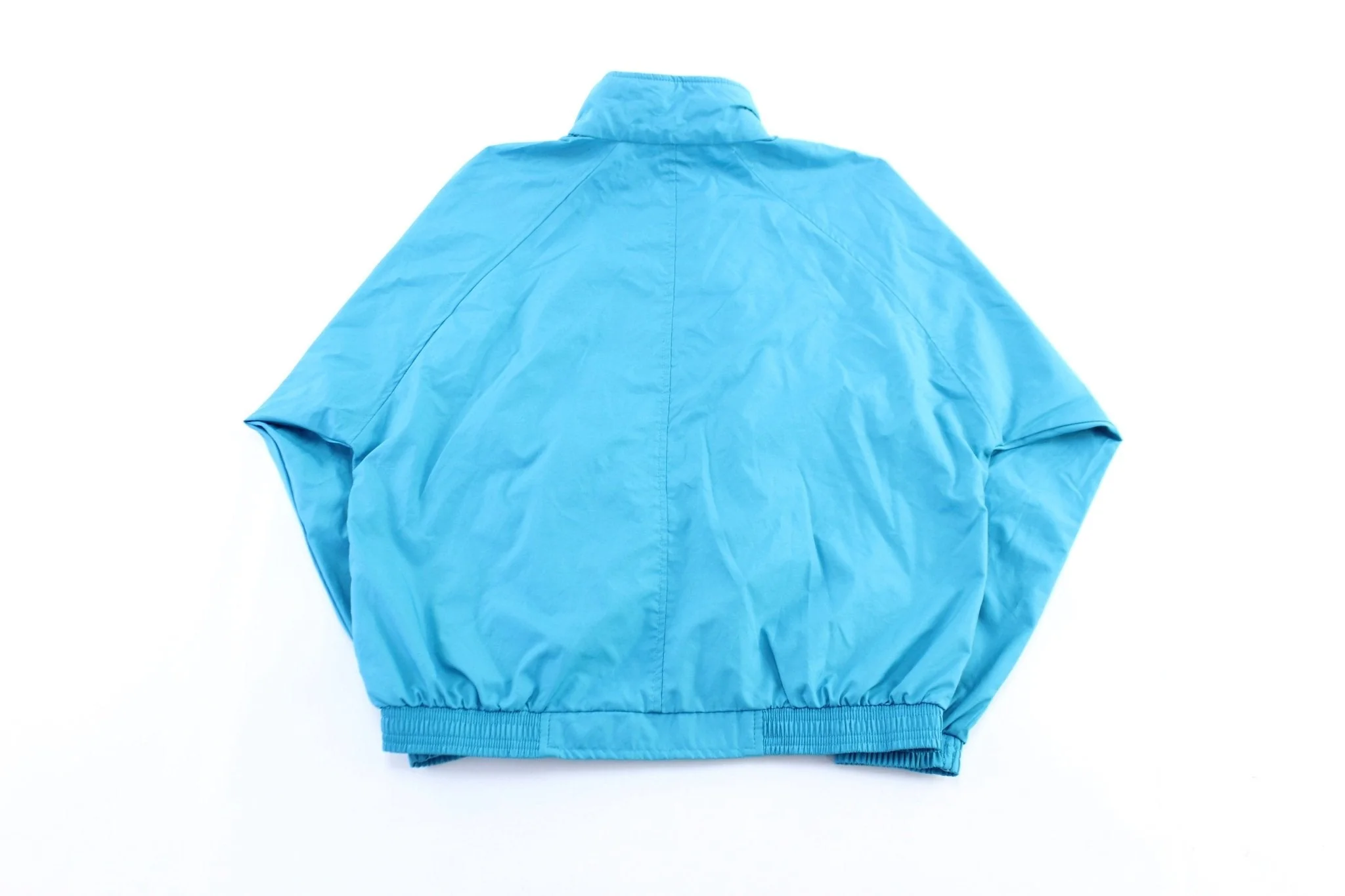 Vintage Reebok Embroidered Logo Aqua Zip Up Jacket - Image 2