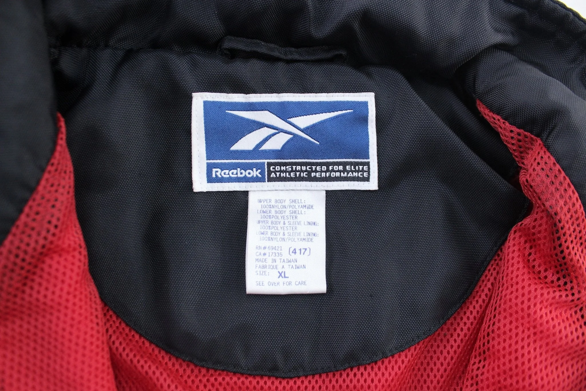 Vintage Reebok Embroidered Logo Arkansas Razorbacks Fleece Zip Up Jacket - Image 4
