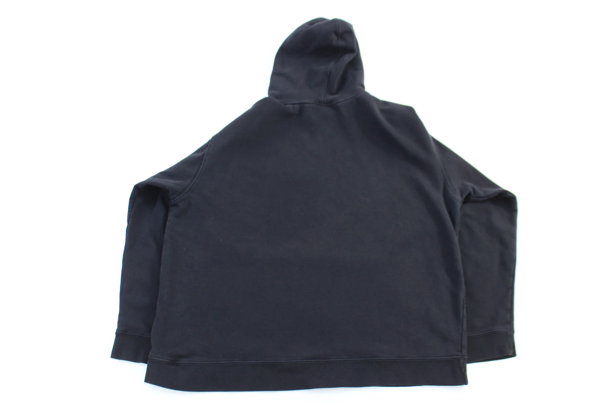 Vintage Reebok Embroidered Logo Black Pullover Hoodie - Image 2