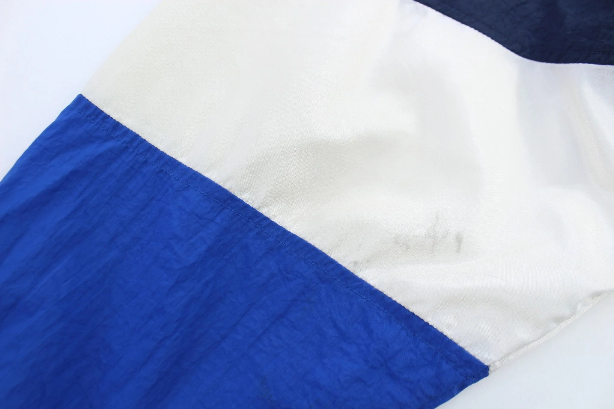 Vintage Reebok Embroidered Logo Blue, Black & White Jacket - Image 3